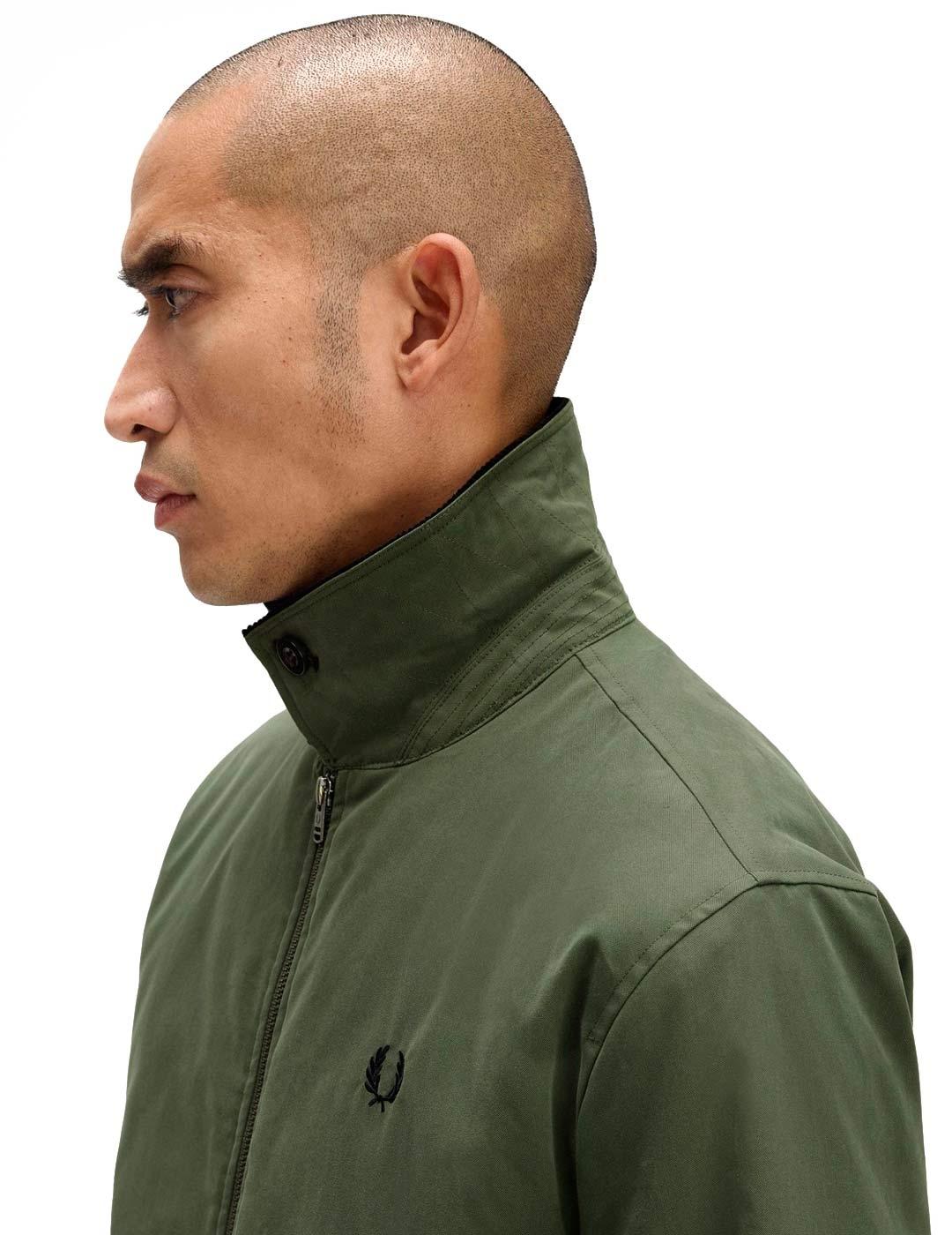 Fred Perry The Caban Jacket Hombre Verde