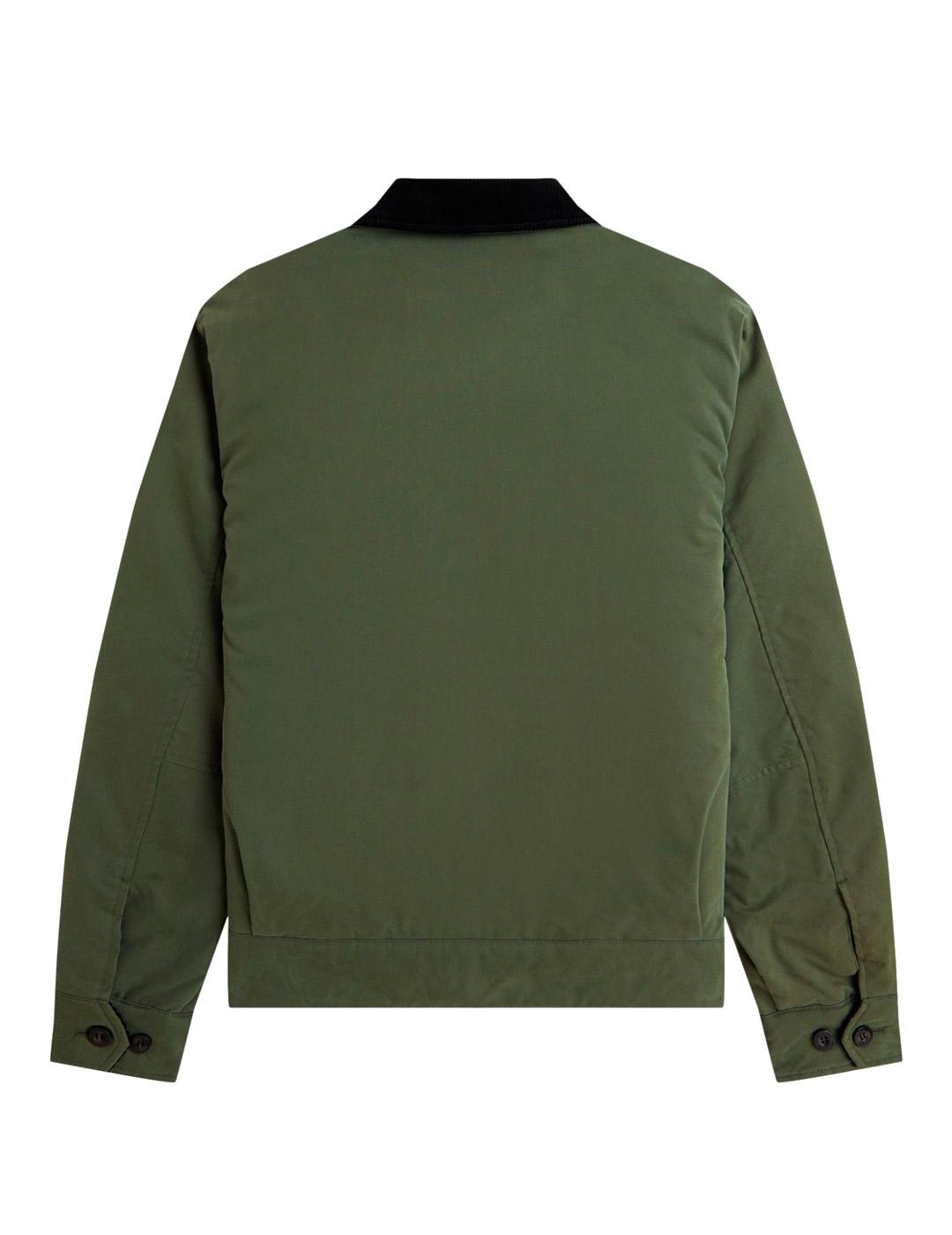 Fred Perry The Caban Jacket Hombre Verde