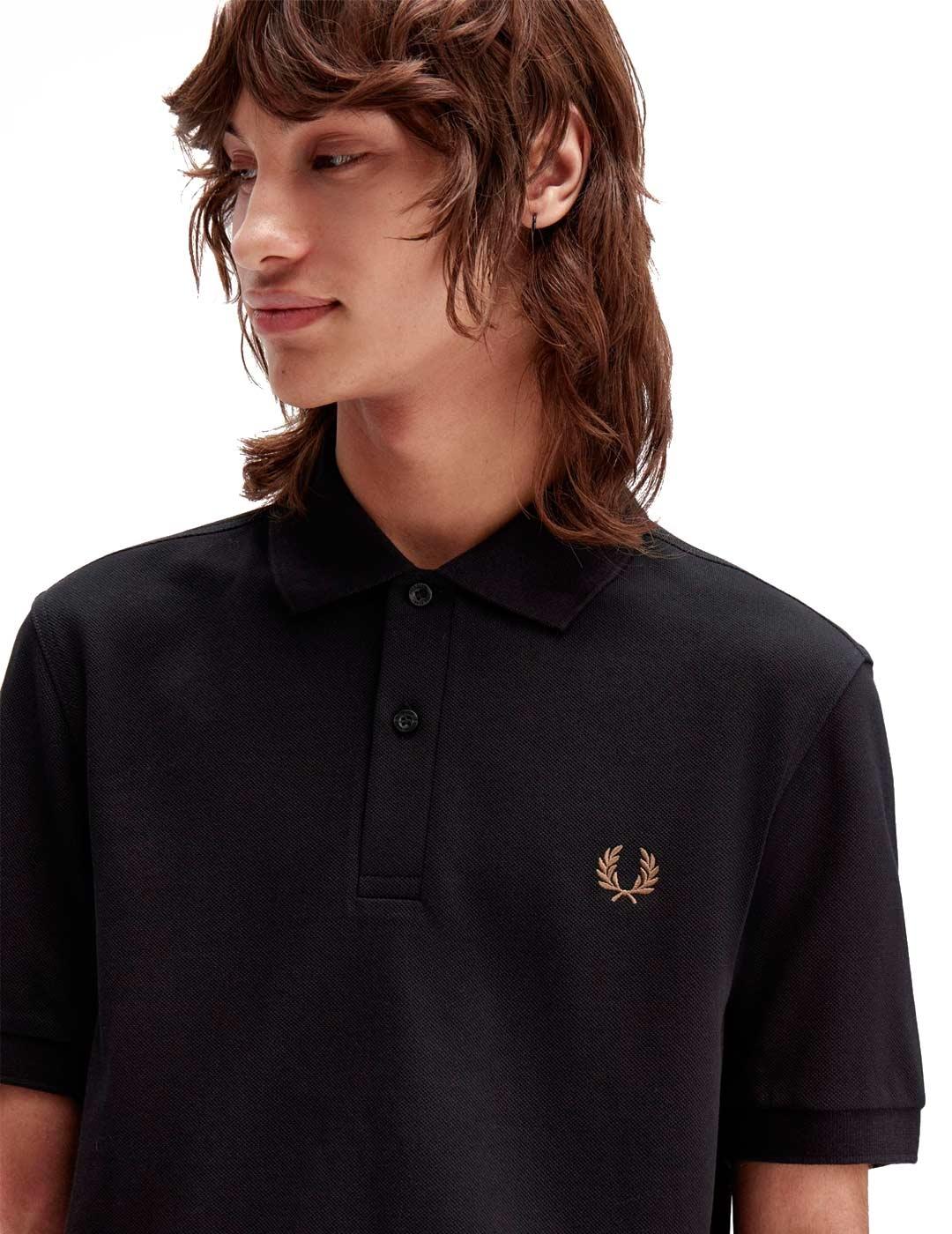 Fred Perry M6000 Polo Hombre Negro