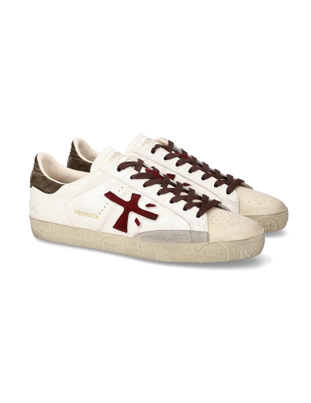 Premiata Steven 7628 Zapatillas Hombre Blancas