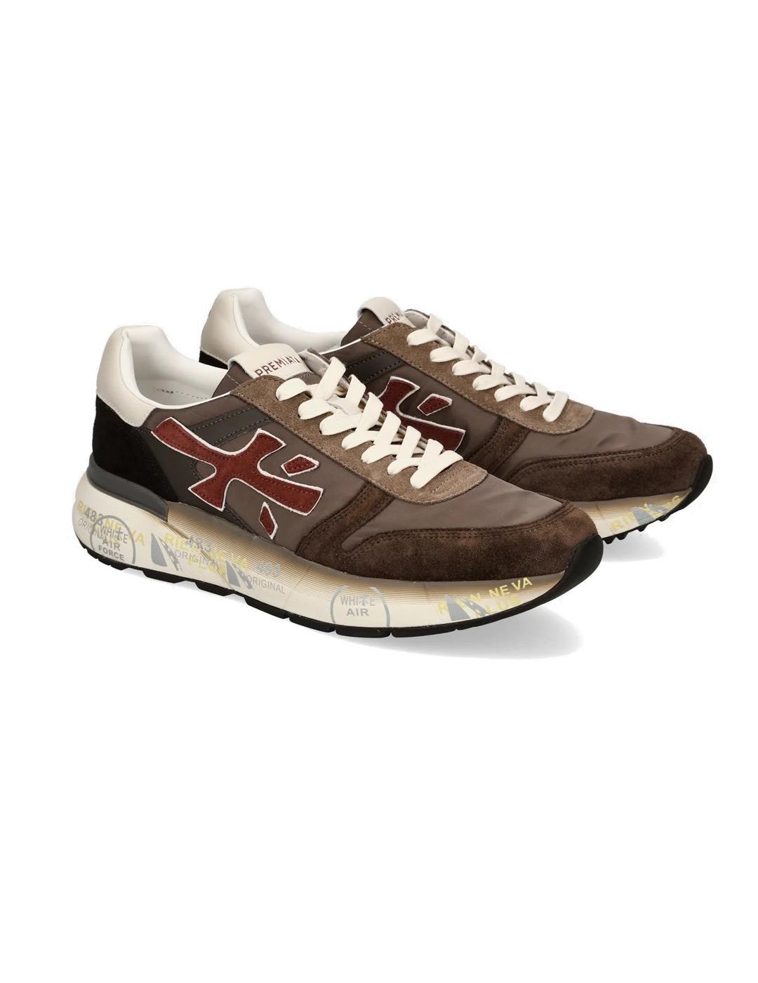 Premiata Mick 7714 Zapatillas Hombre Marrón