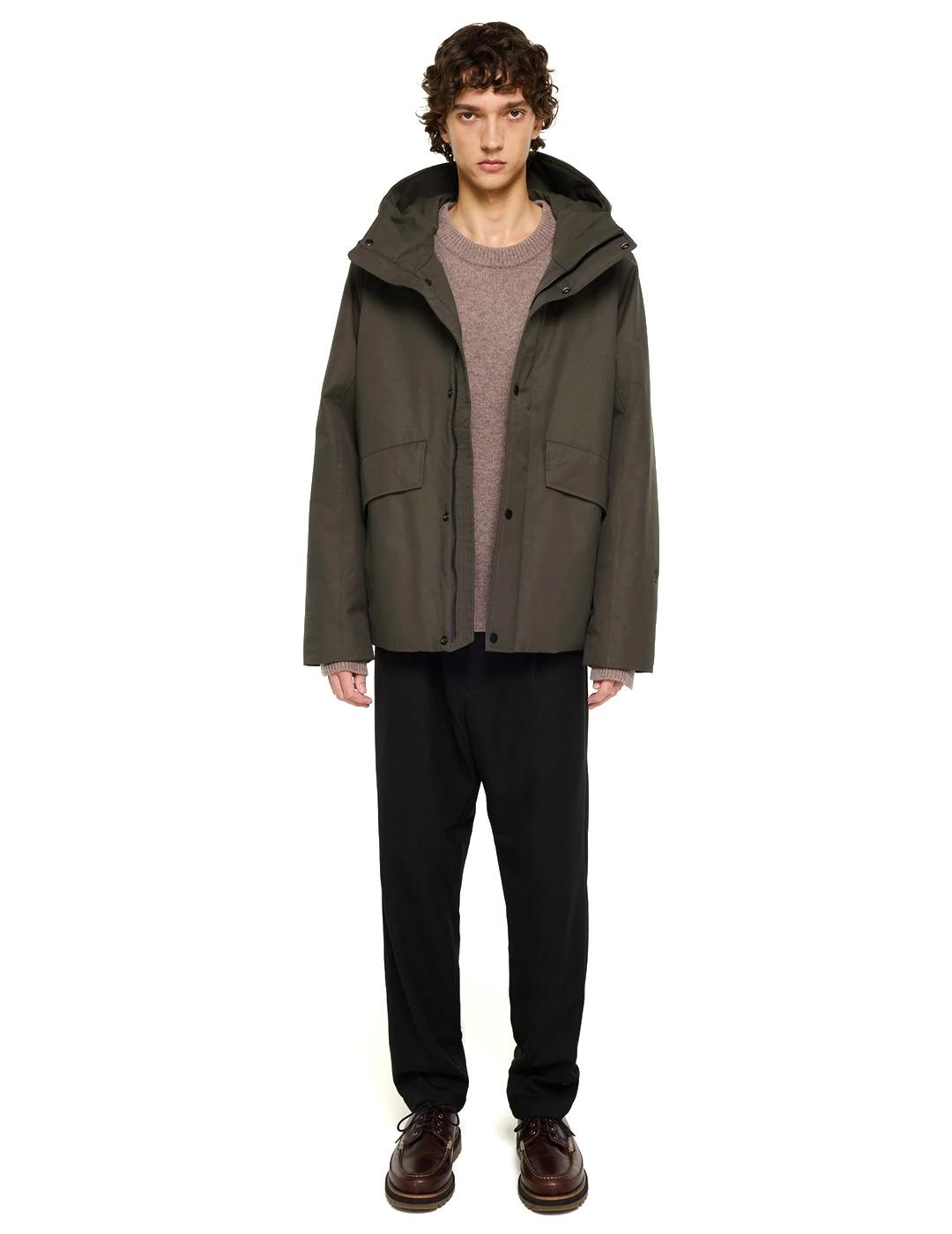 Elvine Caius Parka Hombre Verde