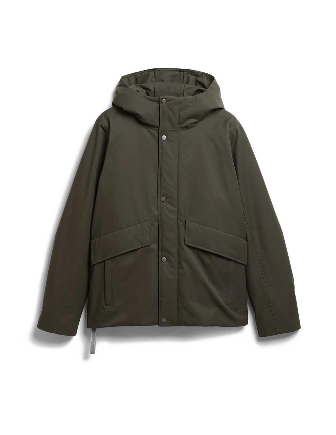 Elvine Caius Parka Hombre Verde