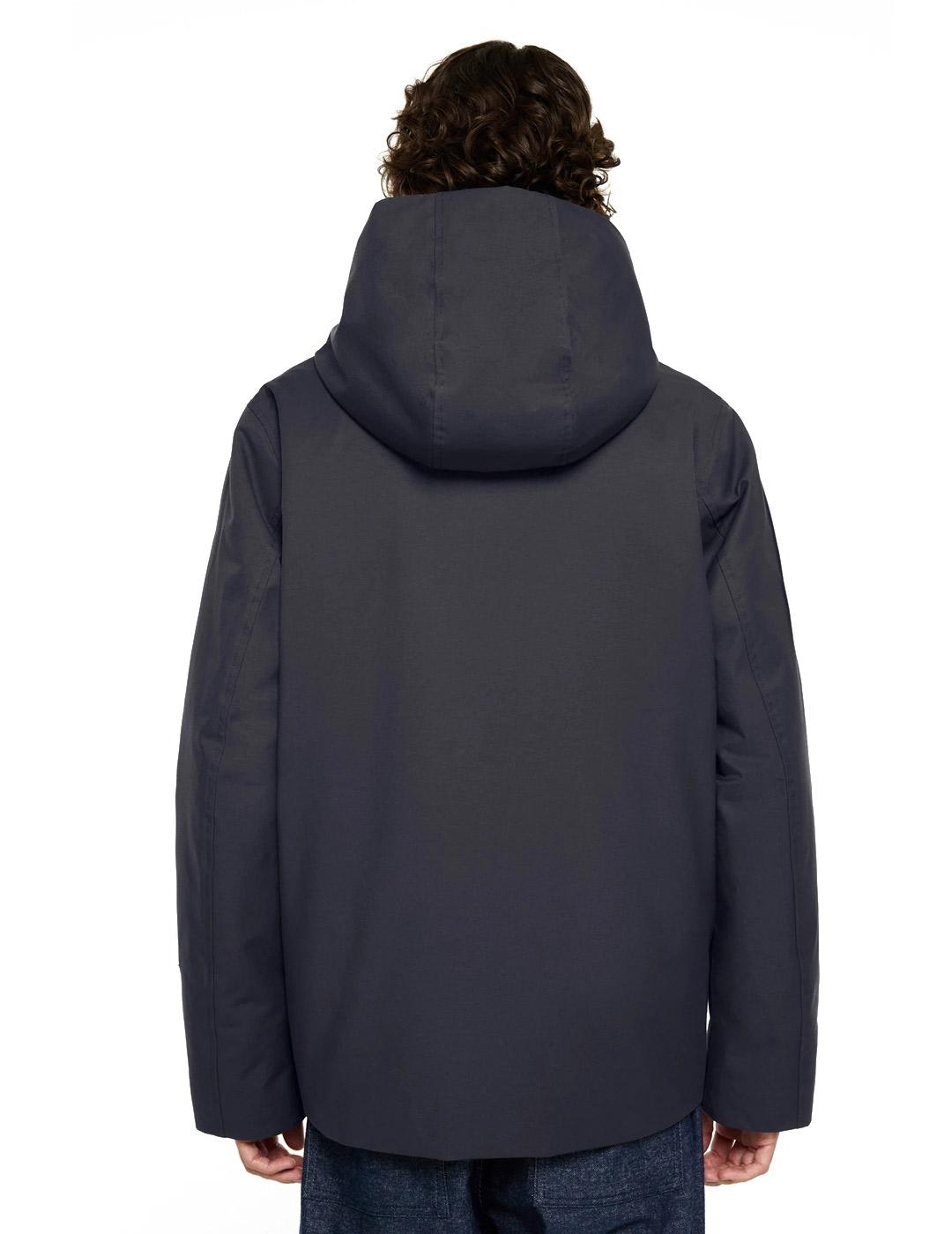 Elvine Caius Parka Hombre Gris