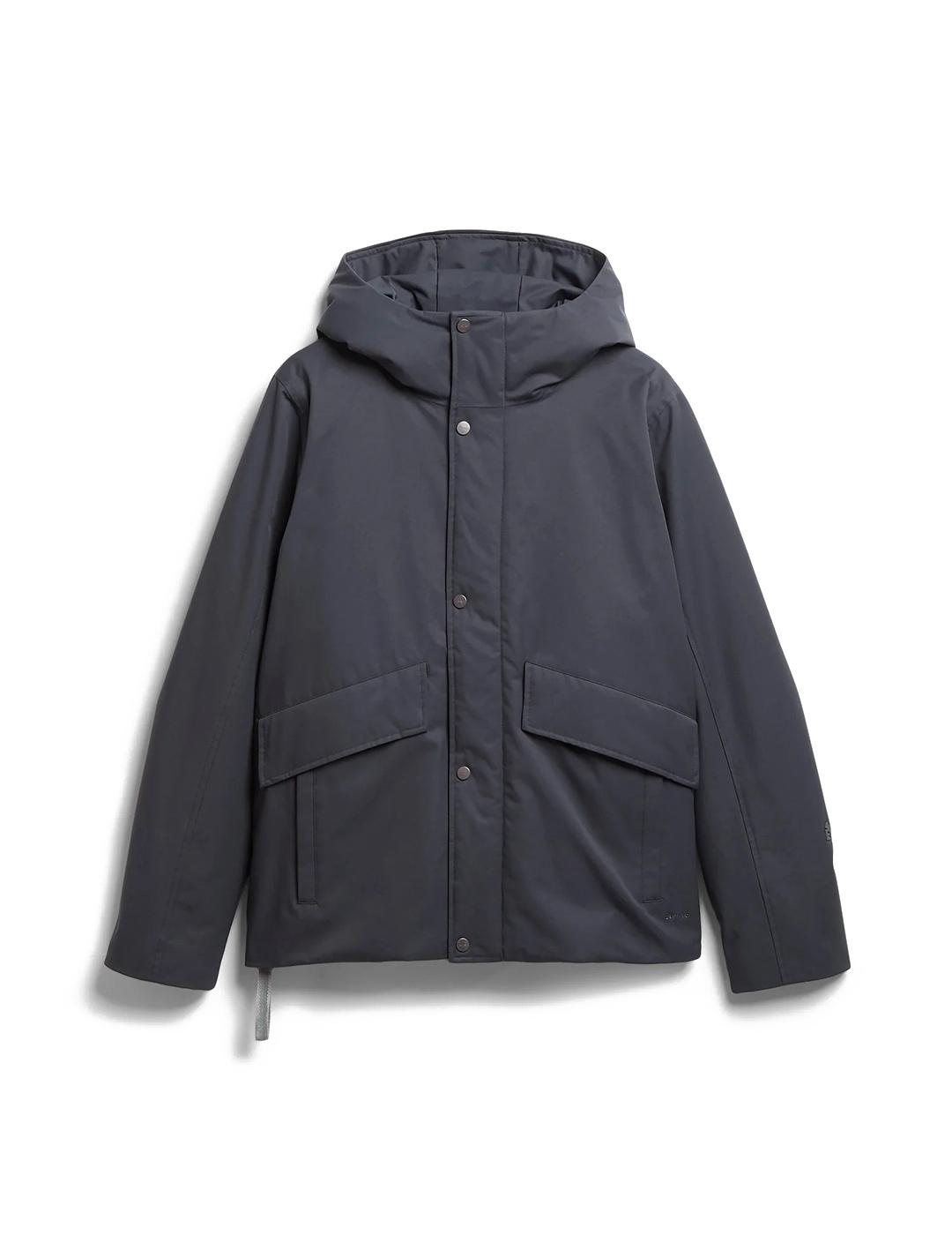Elvine Caius Parka Hombre Gris