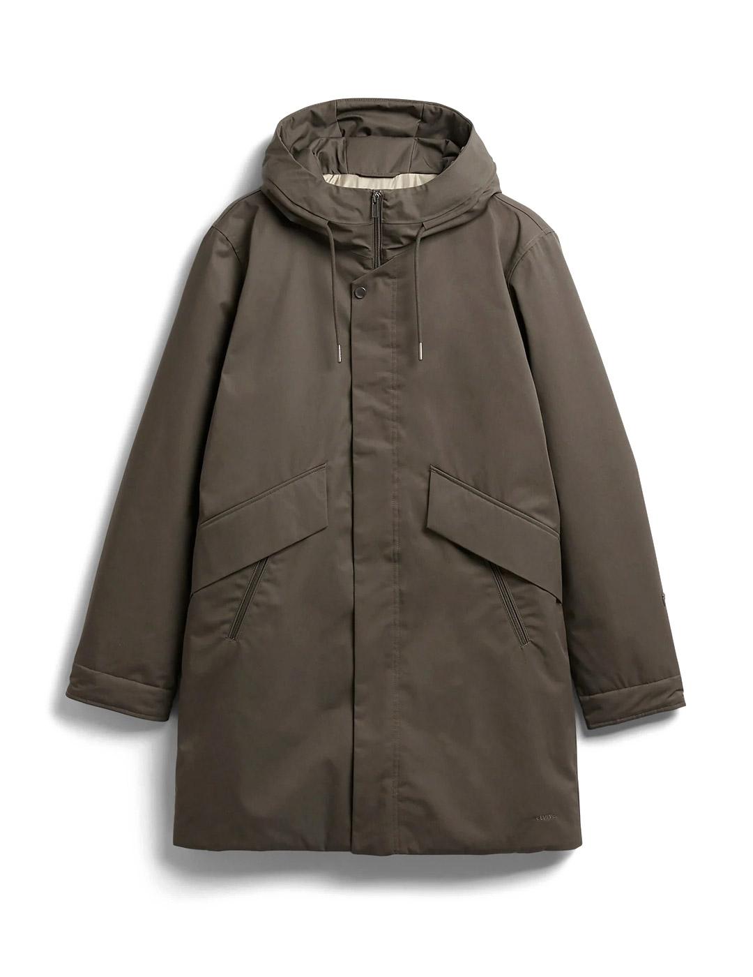 Elvine Karim Parka Hombre Verde Oliva