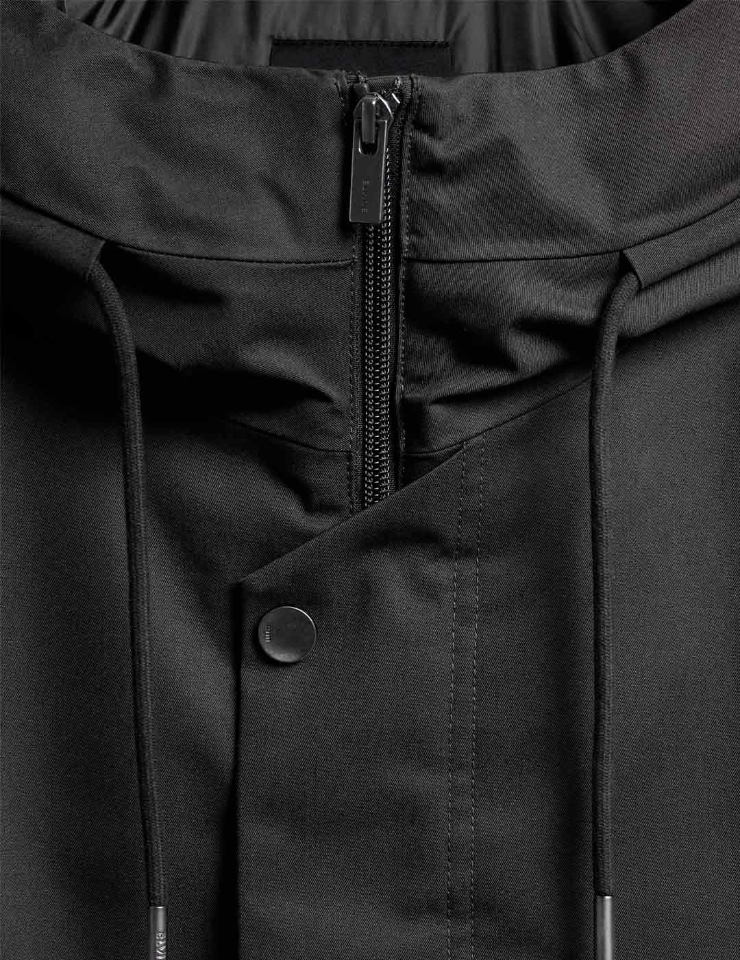 Elvine Karim Parka Hombre Negra