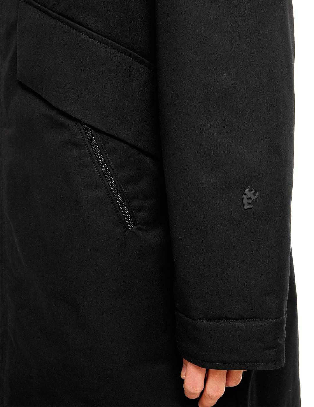 Elvine Karim Parka Hombre Negra