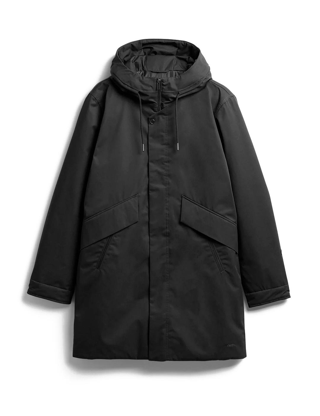 Elvine Karim Parka Hombre Negra