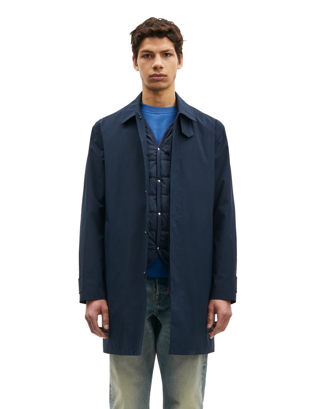 Samsoe Samsoe Sabo Gabardina Hombre Azul Marino