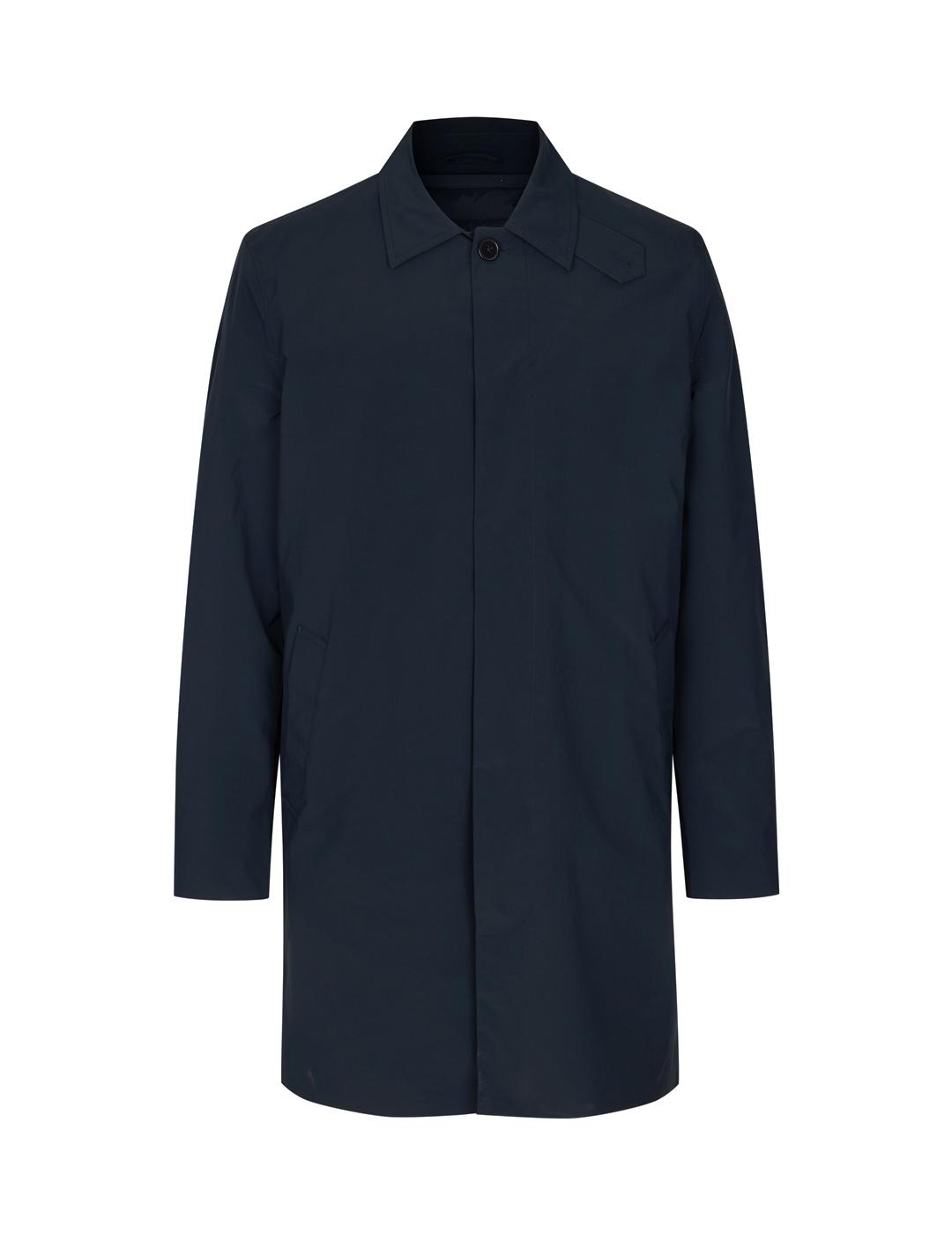 Samsoe Samsoe Sabo Gabardina Hombre Azul Marino