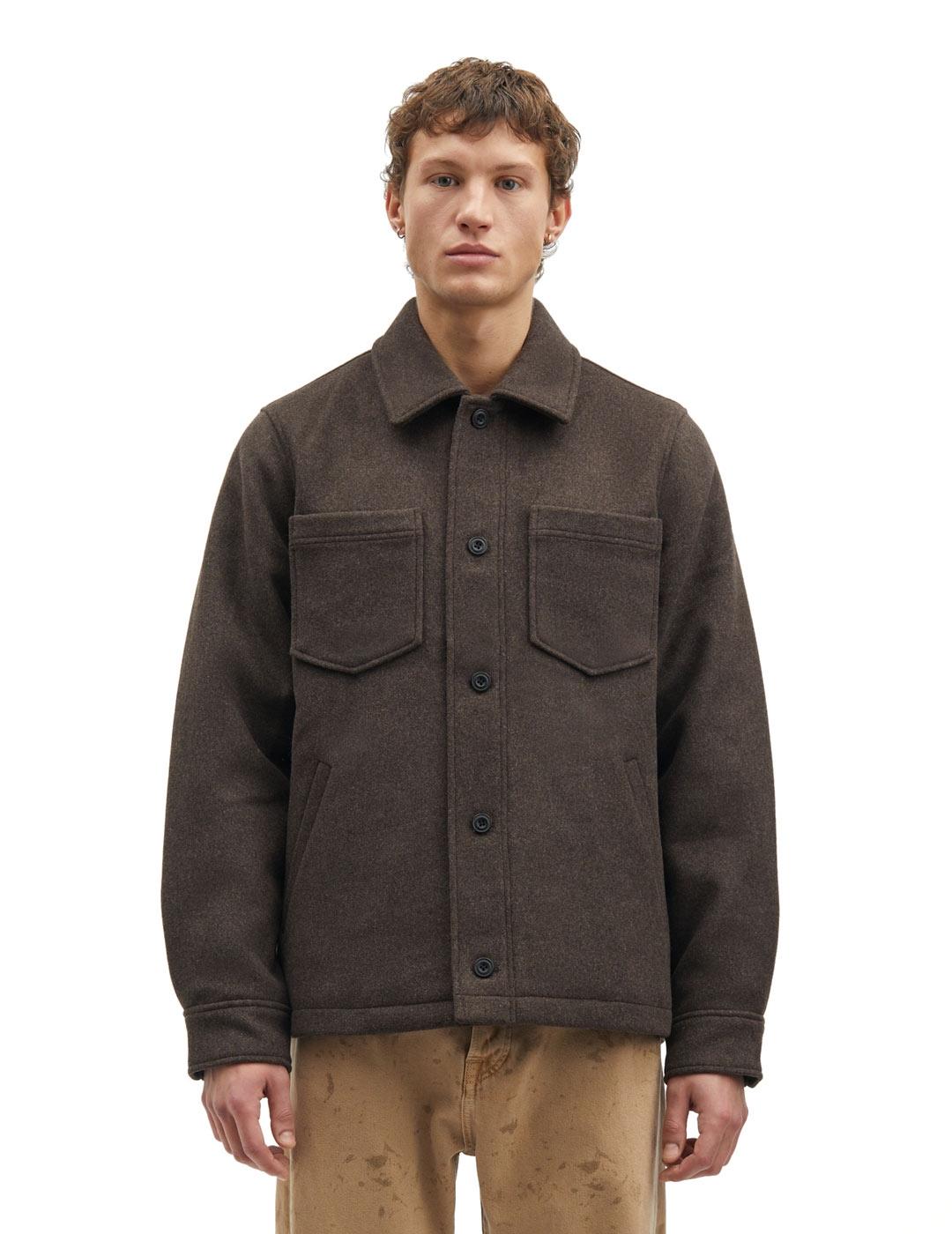  Samsoe Samsoe Pally Sobrecamisa Hombre Marrón