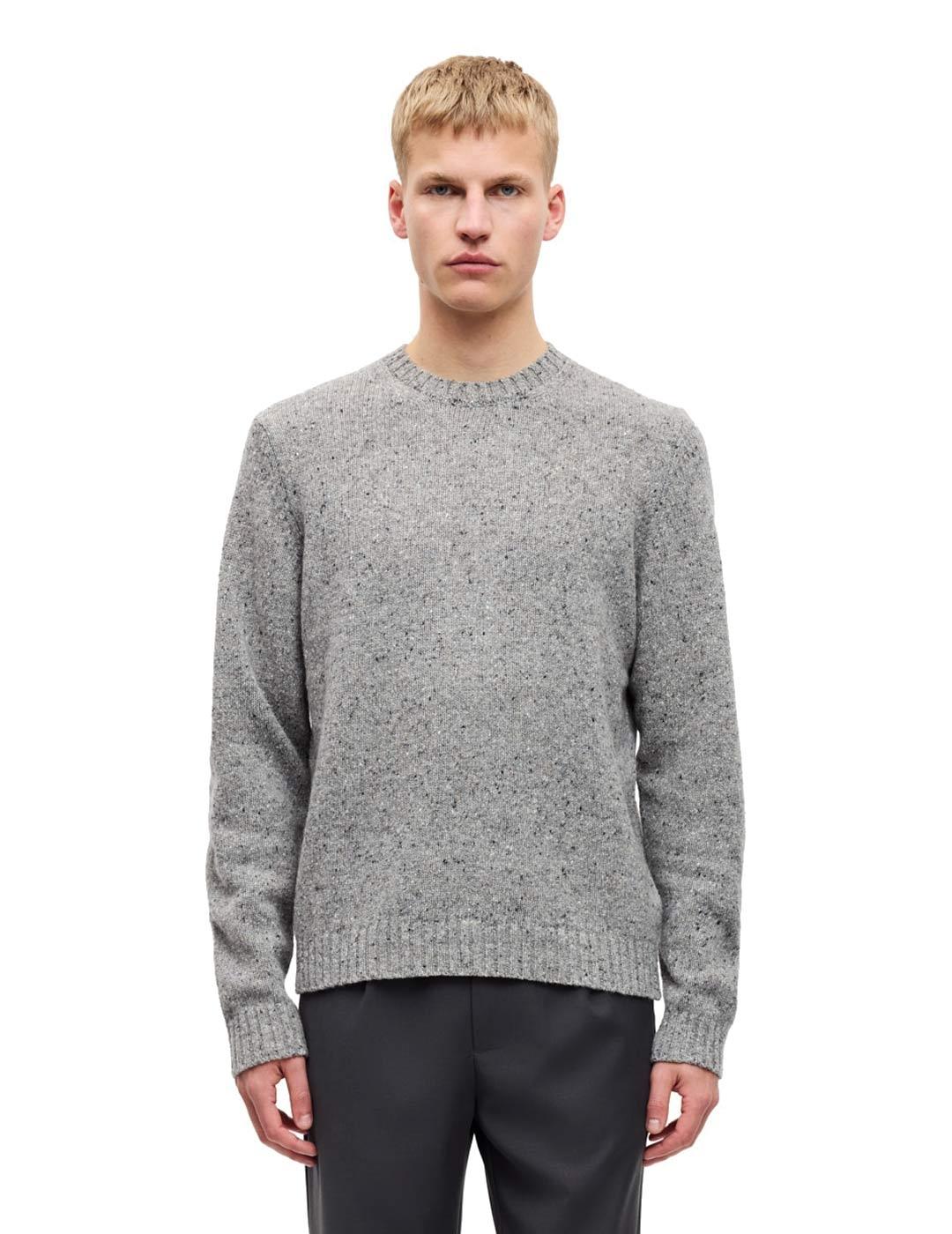 Samsoe Samsoe Sanataniel Jersey Hombre Gris