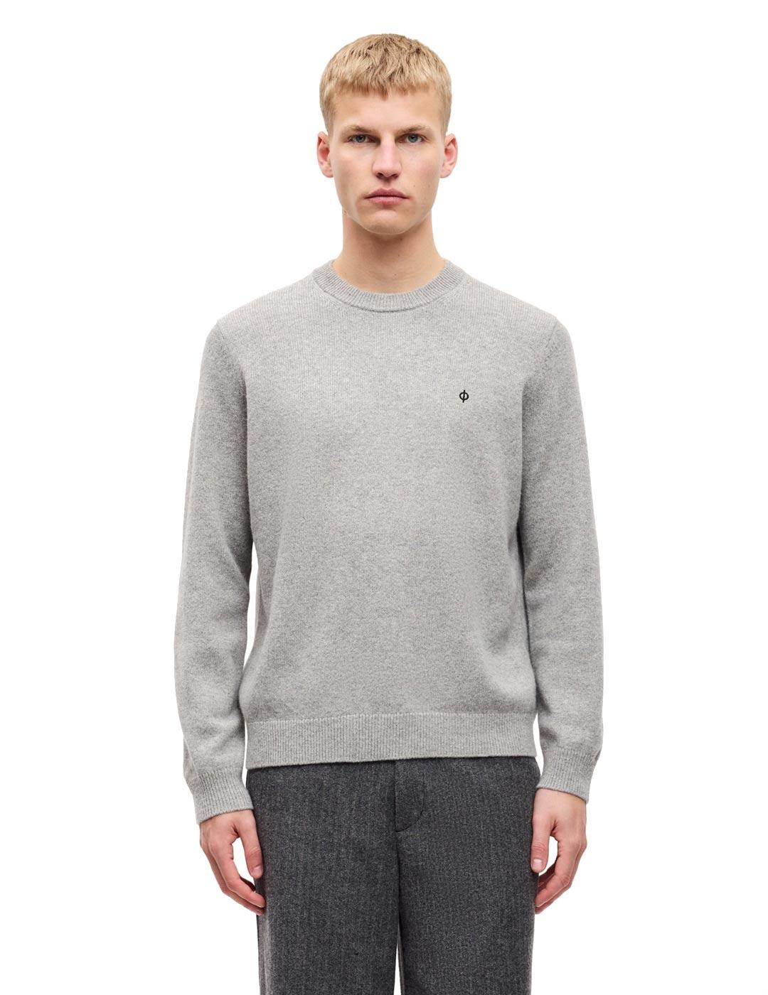 Samsoe Samsoe Sapatrik Jersey Hombre Gris