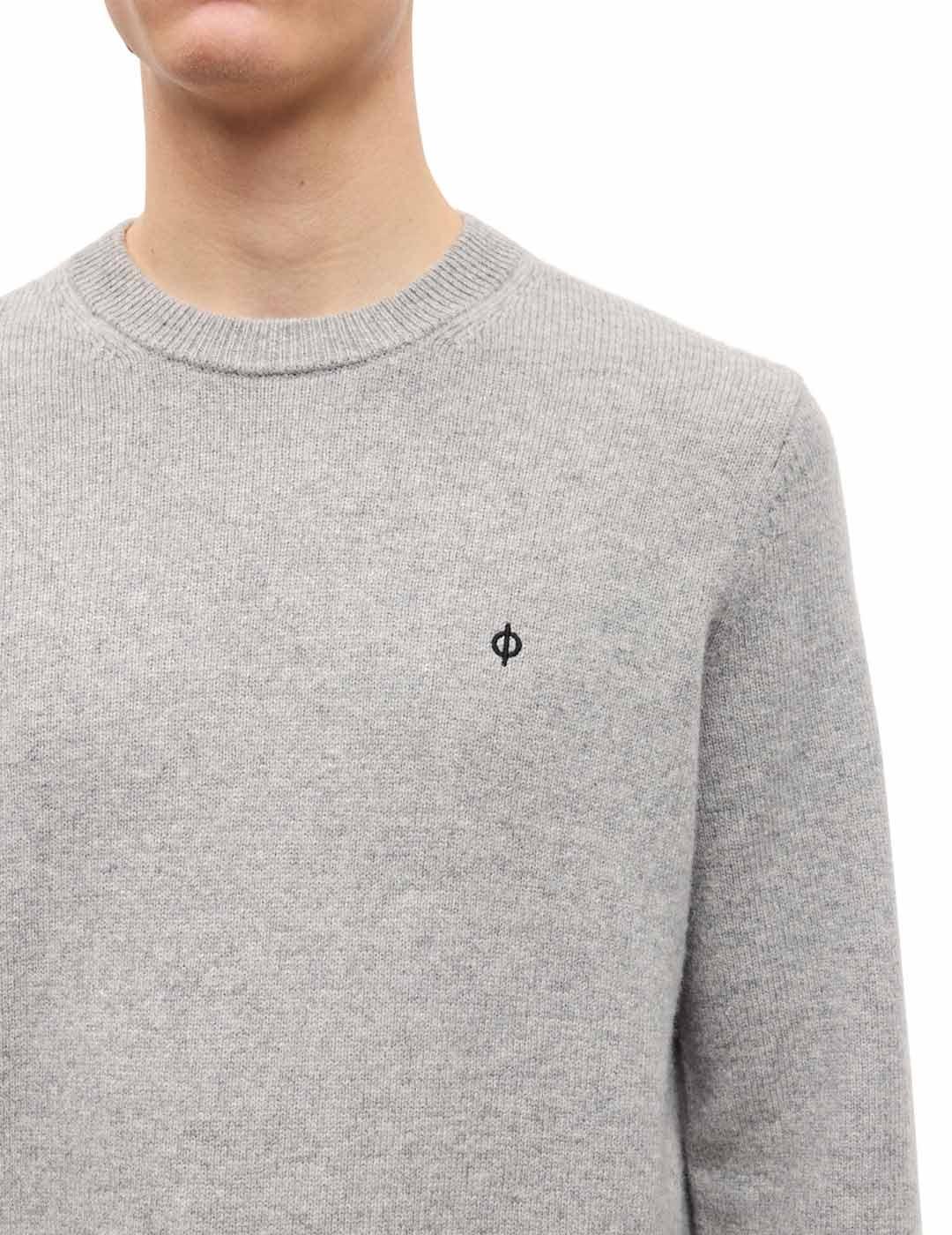 Samsoe Samsoe Sapatrik Jersey Hombre Gris