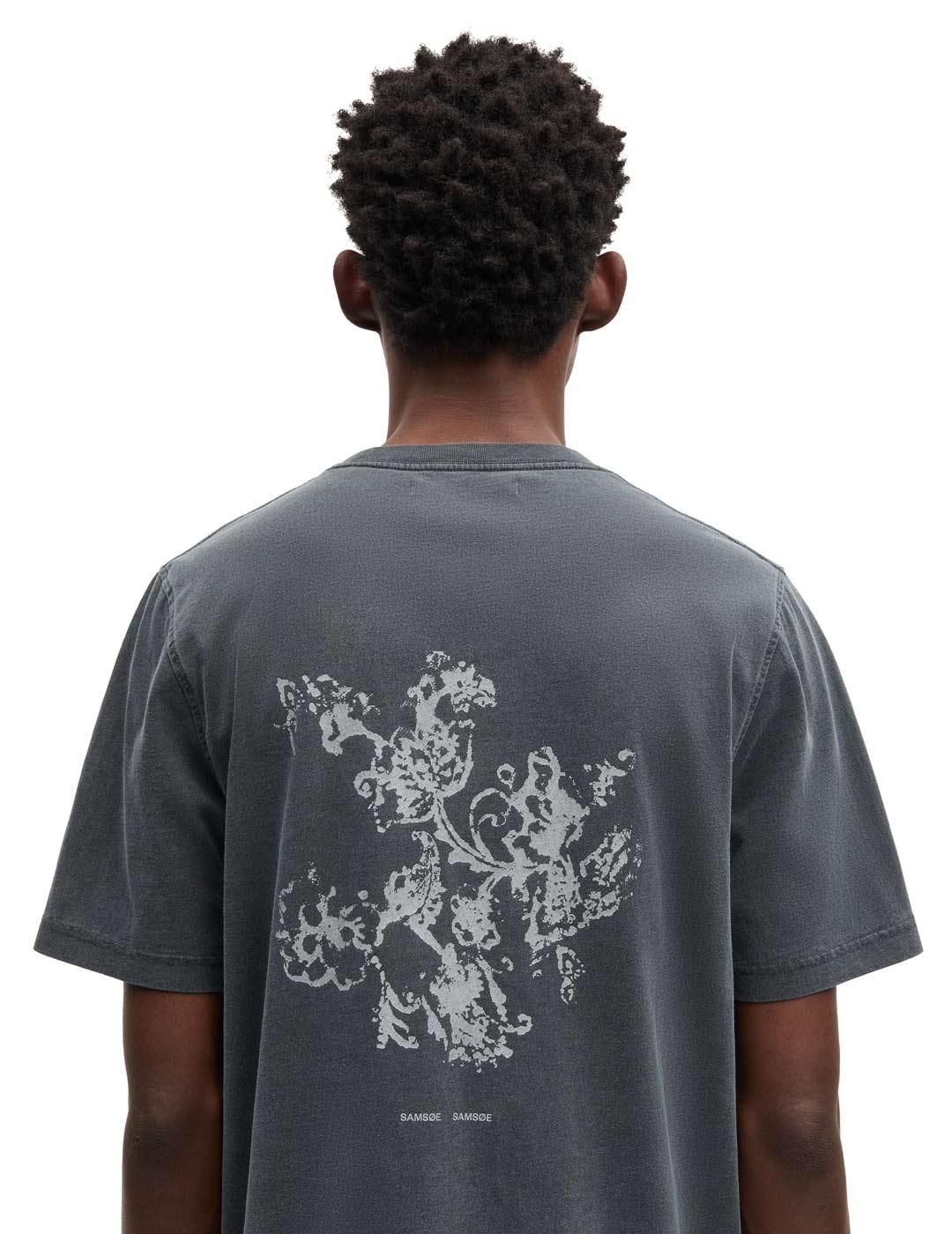 Samsoe Samsoe Saphil Camiseta Hombre Gris