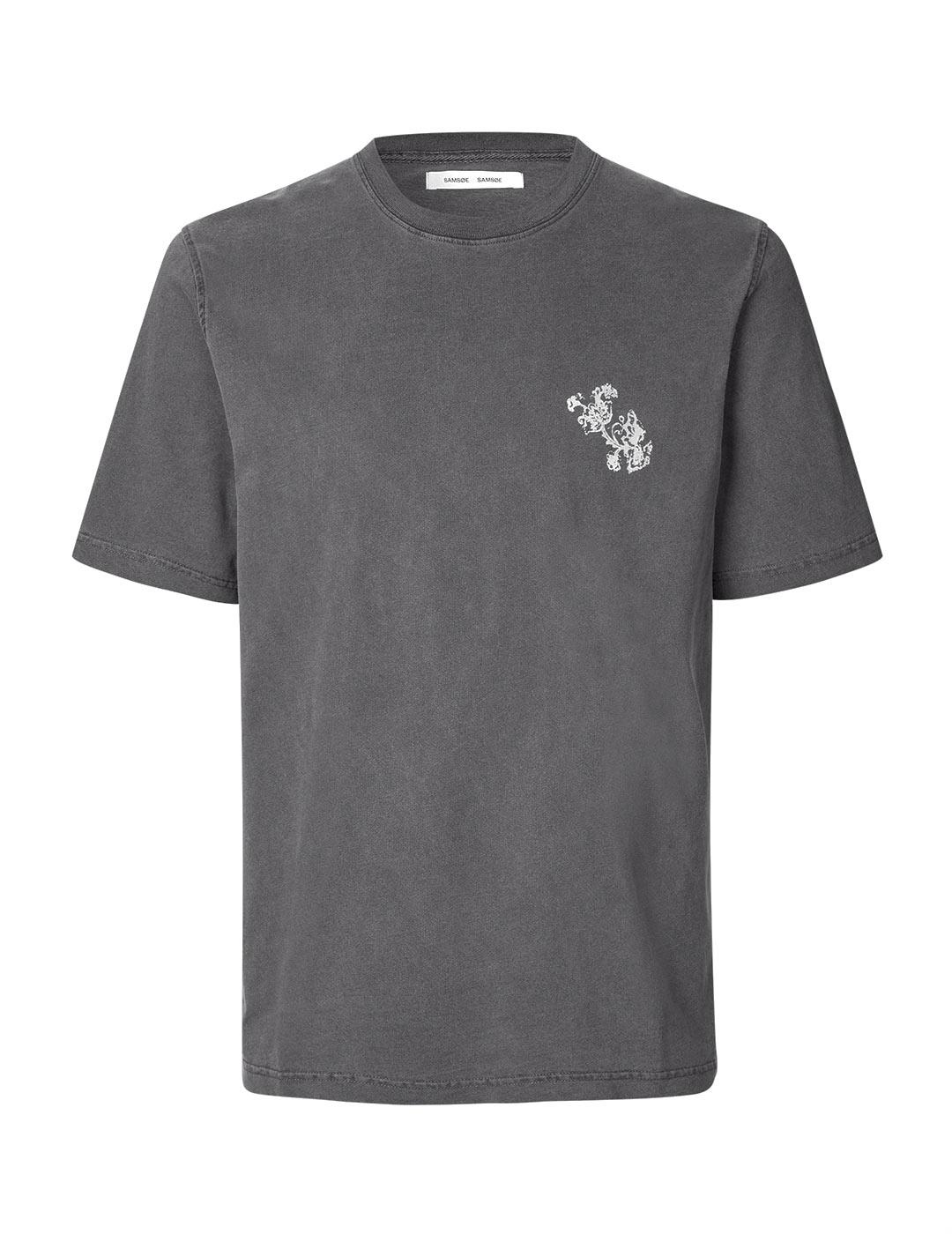 Samsoe Samsoe Saphil Camiseta Hombre Gris