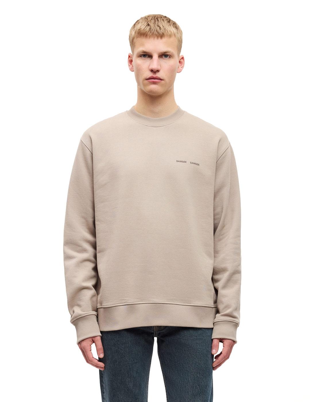 Samsoe Samsoe Norsbro Sudadera Hombre Beige