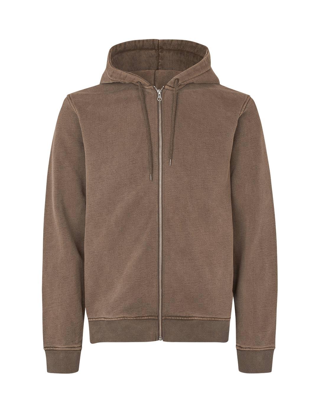 Samsoe Samsoe Sapiet Sudadera Cremallera Hombre Marrón