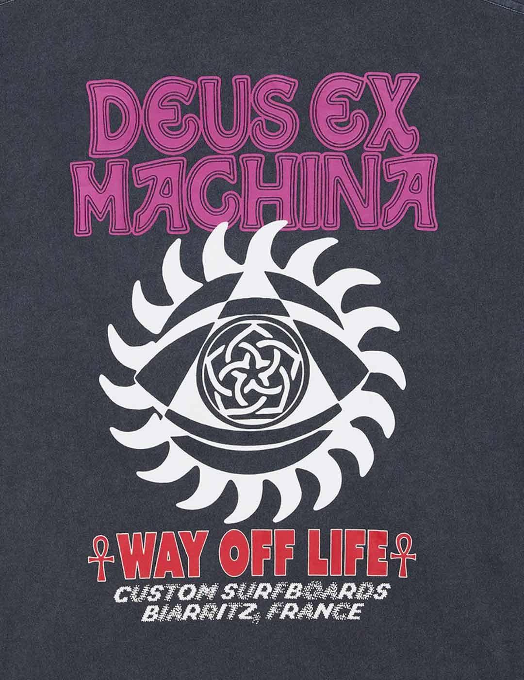 Deus Ex Machina Crank Camiseta Hombre Antracita