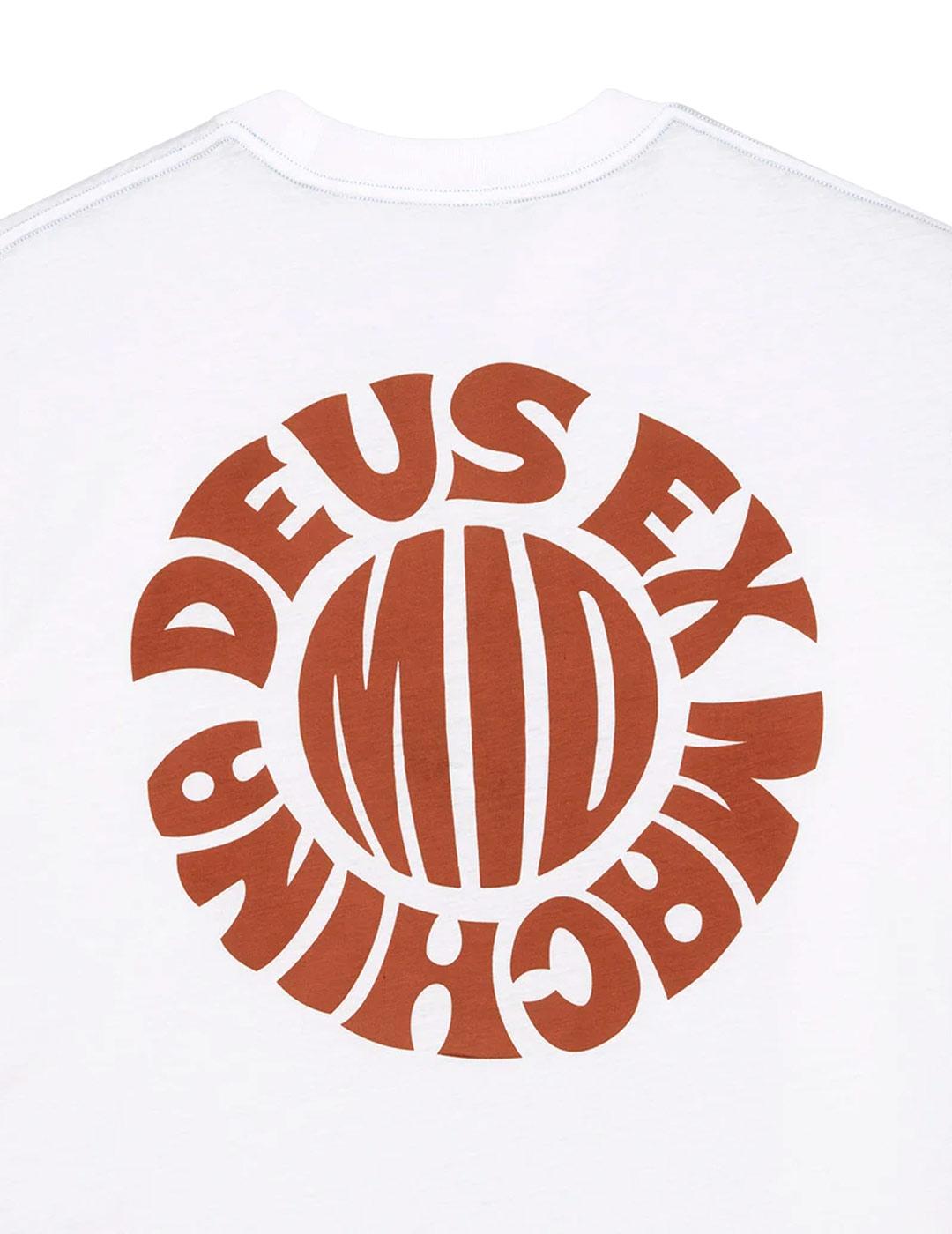 Deus Ex Machina Middie Camiseta Hombre Blanco Vintage