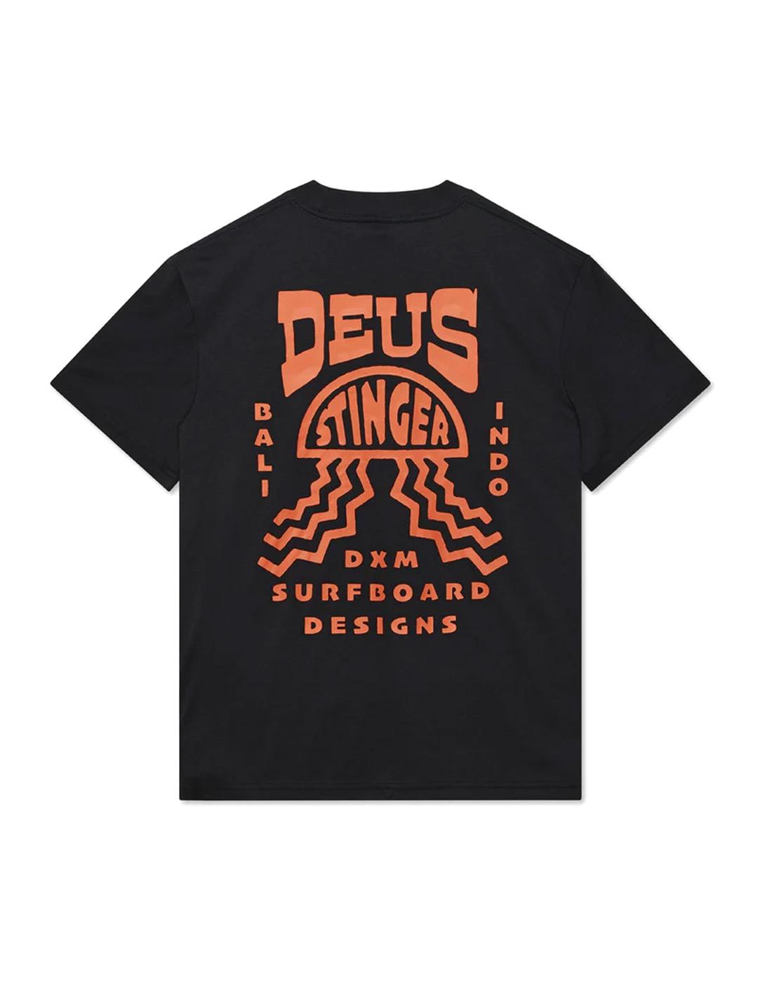 Deus Ex Machina Stinger Camiseta Hombre Negra