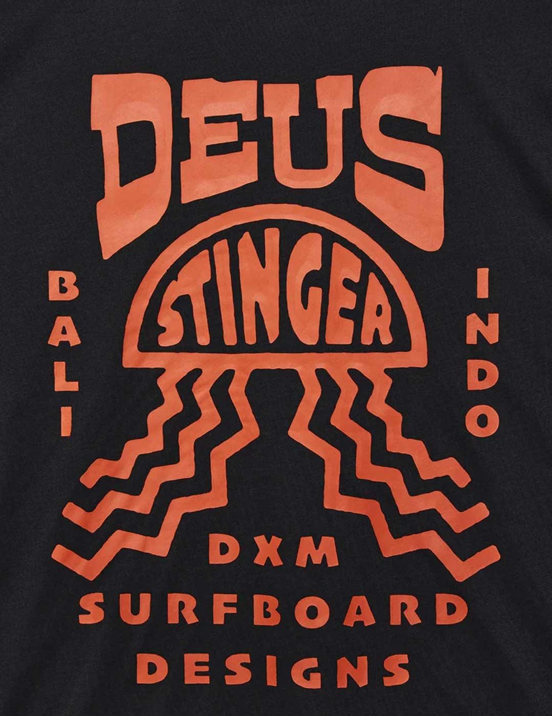 Deus Ex Machina Stinger Camiseta Hombre Negra