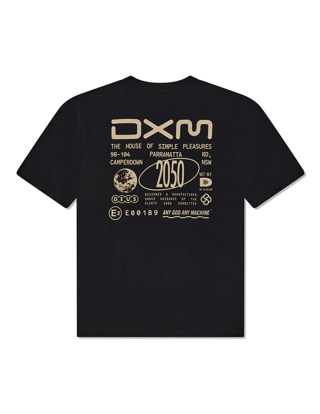 Deus Ex Machina Commitee Camiseta Hombre Negra