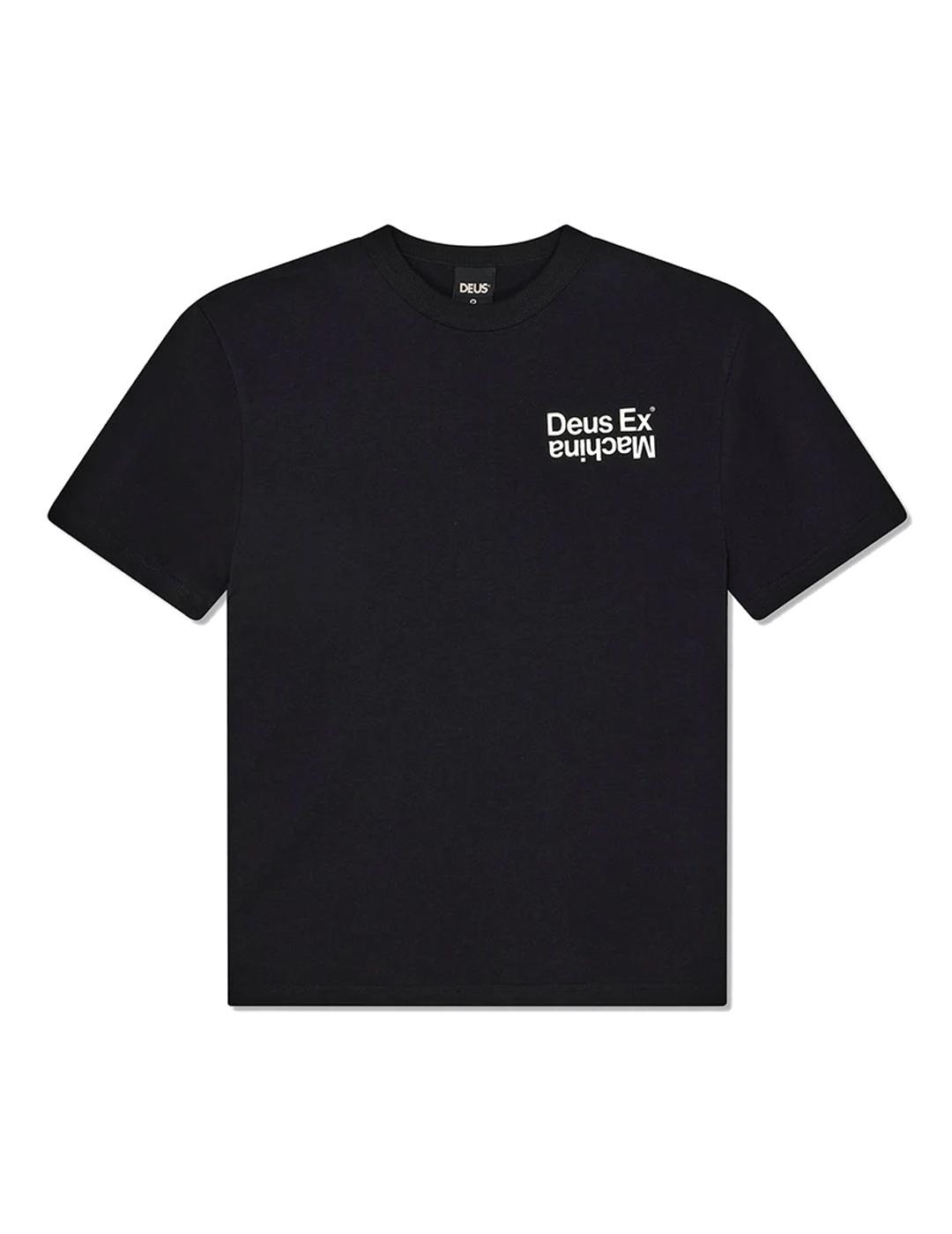  Deus Ex Machina Axis Camiseta Hombre Negra
