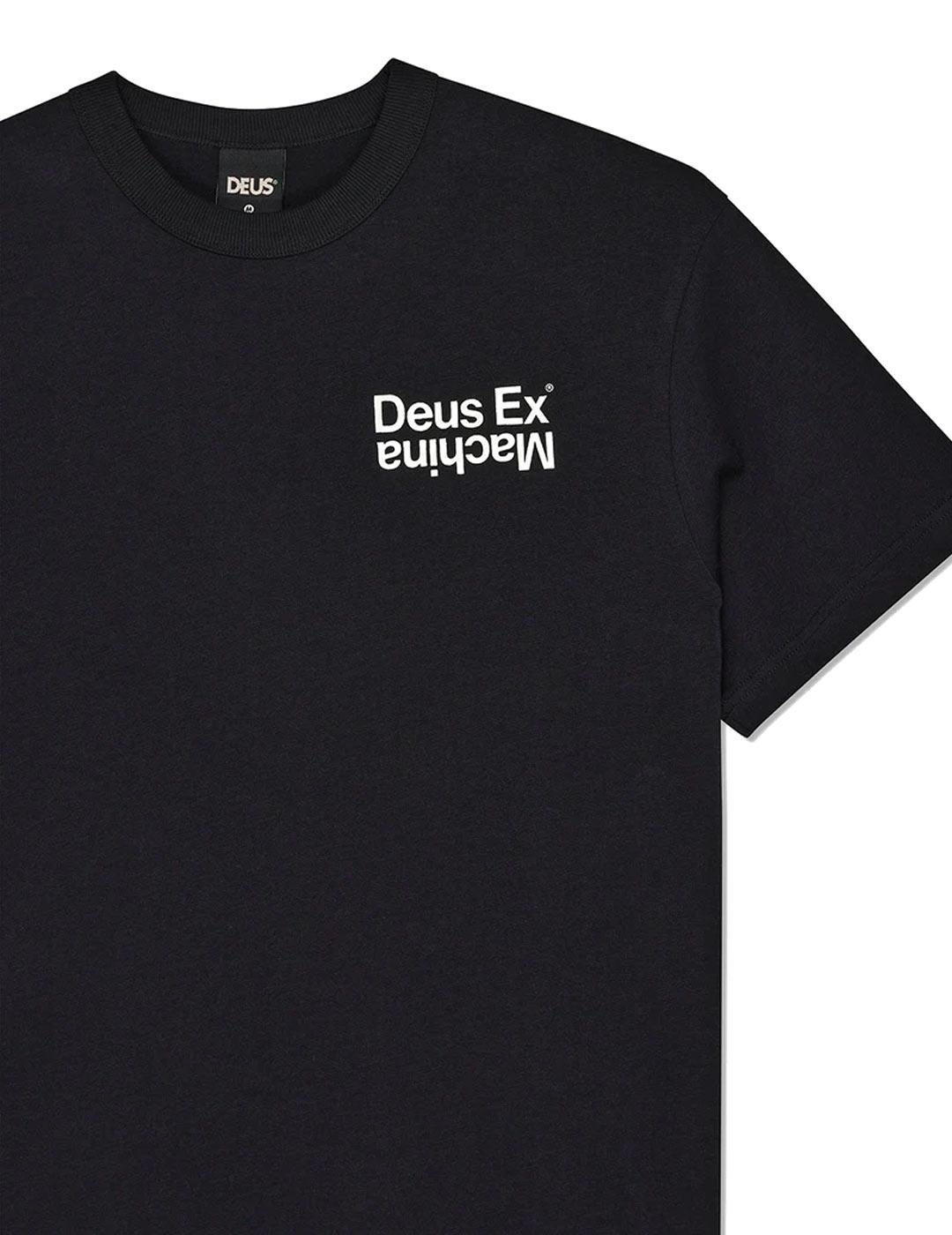  Deus Ex Machina Axis Camiseta Hombre Negra