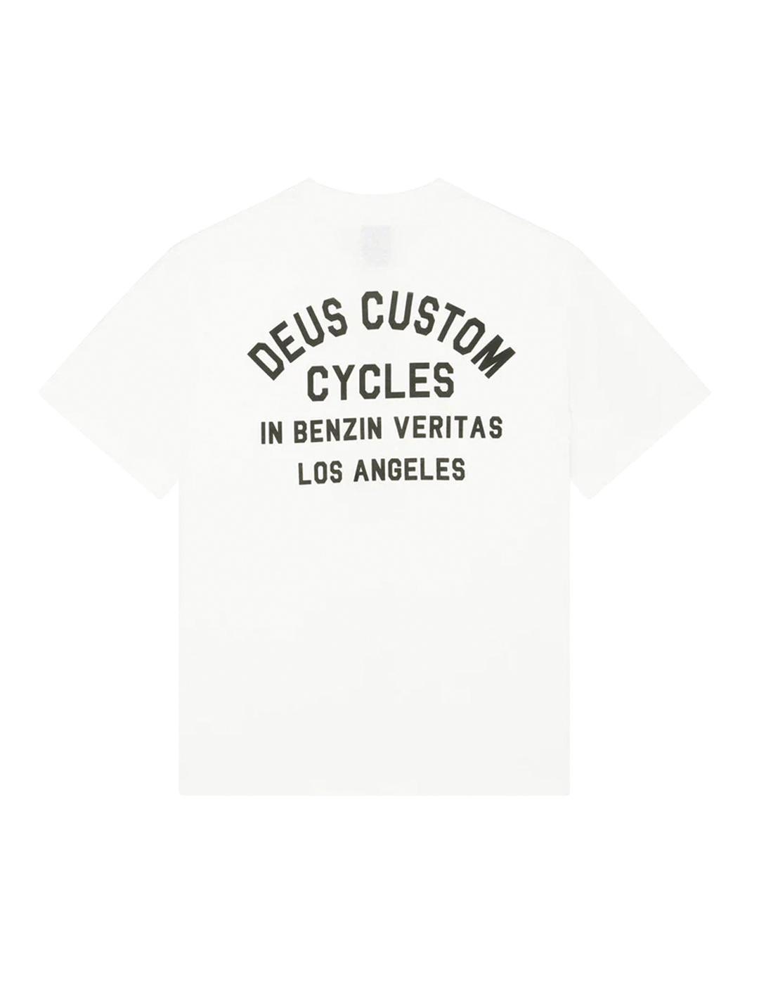 Deus Ex Machina Palermo Camiseta Hombre Blanca