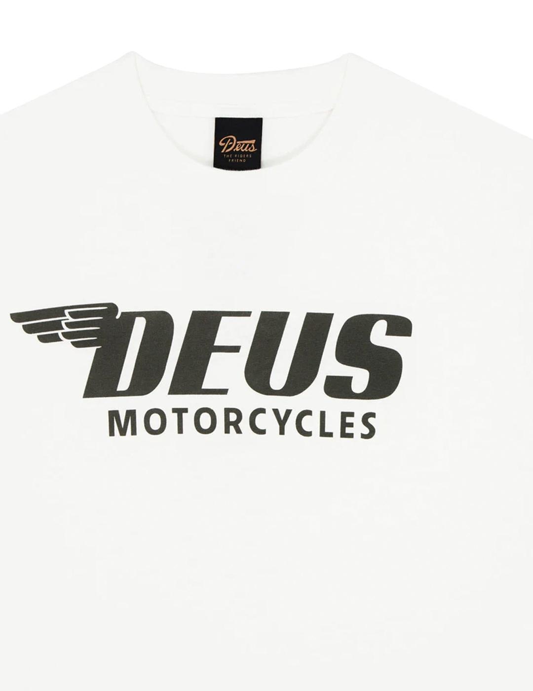 Deus Ex Machina Palermo Camiseta Hombre Blanca