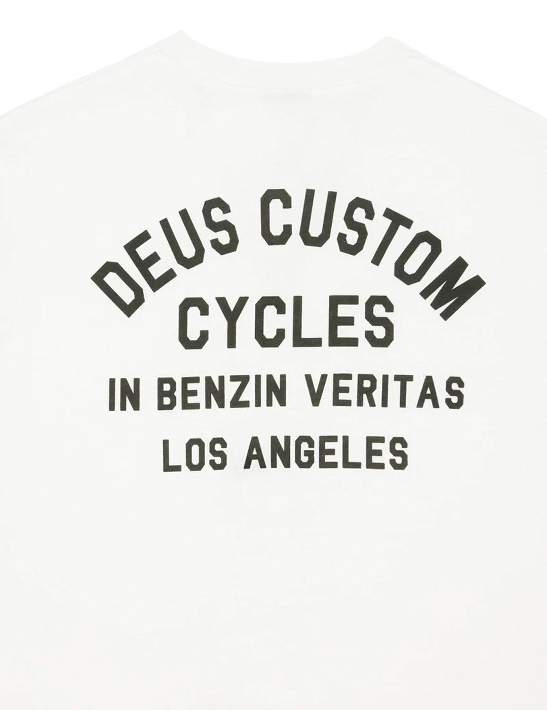 Deus Ex Machina Palermo Camiseta Hombre Blanca