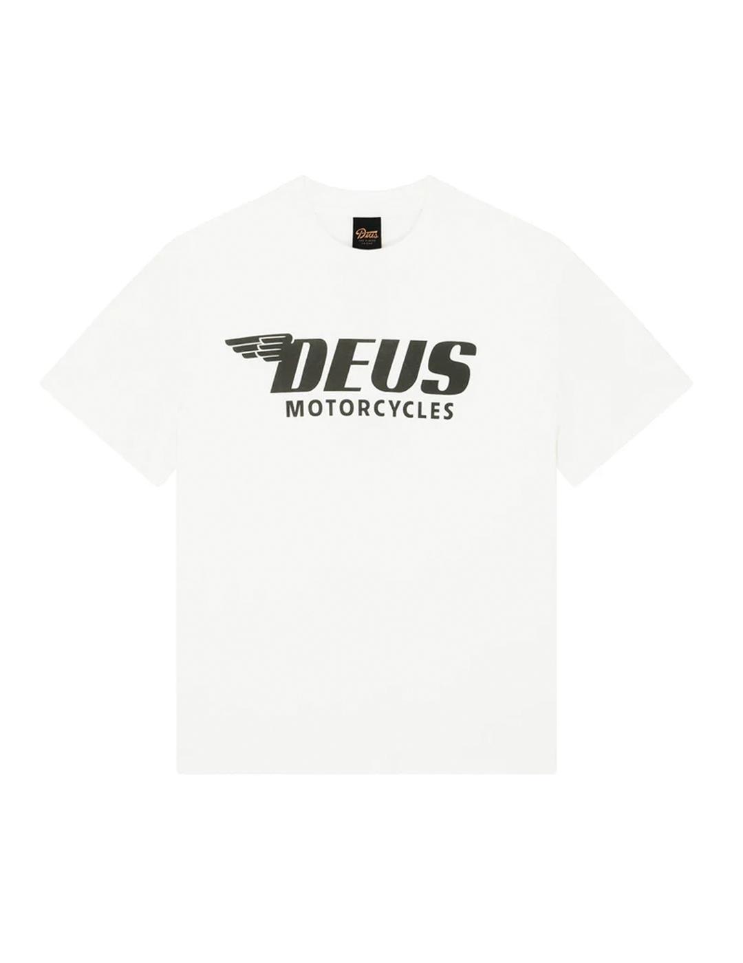 Deus Ex Machina Palermo Camiseta Hombre Blanca