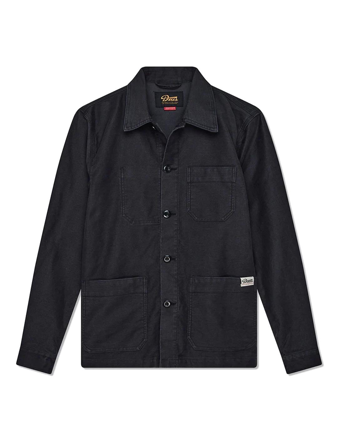 Deus Ex Machina Speedshop Chore Chaqueta Hombre Negra