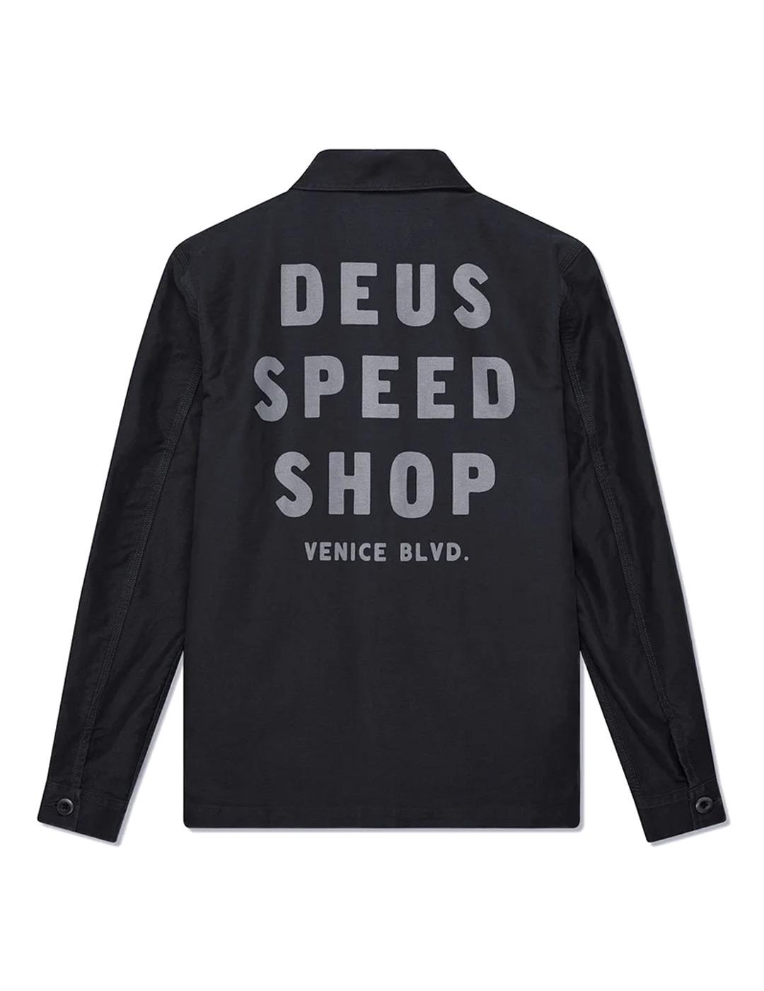 Deus Ex Machina Speedshop Chore Chaqueta Hombre Negra