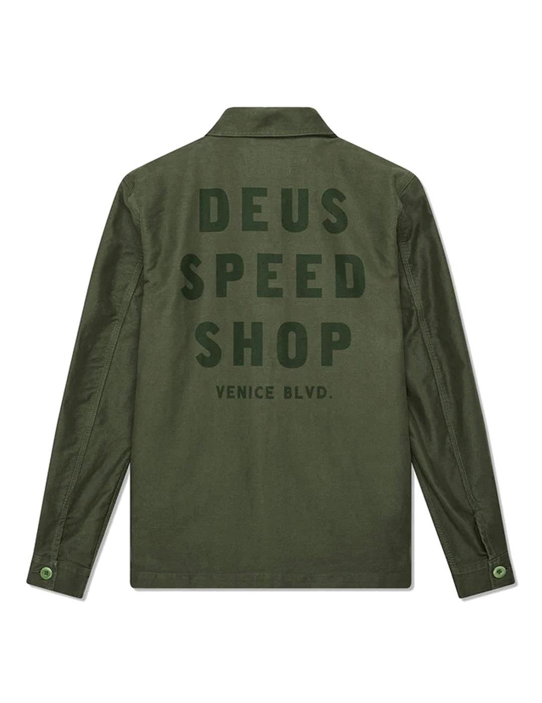 Deus Ex Machina Speedshop Chore Chaqueta Hombre Verde