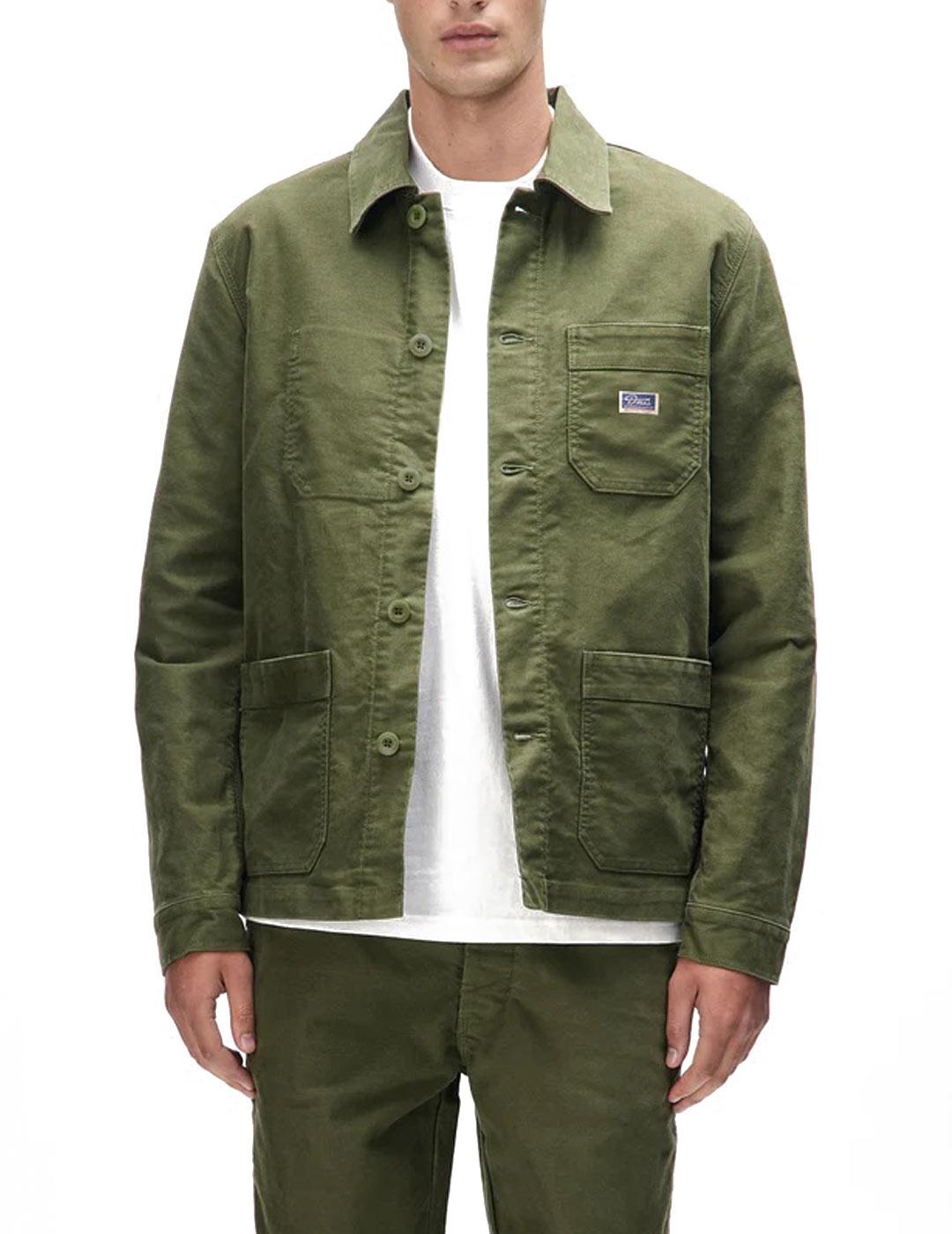 Deus Ex Machina Speedshop Chore Chaqueta Hombre Verde