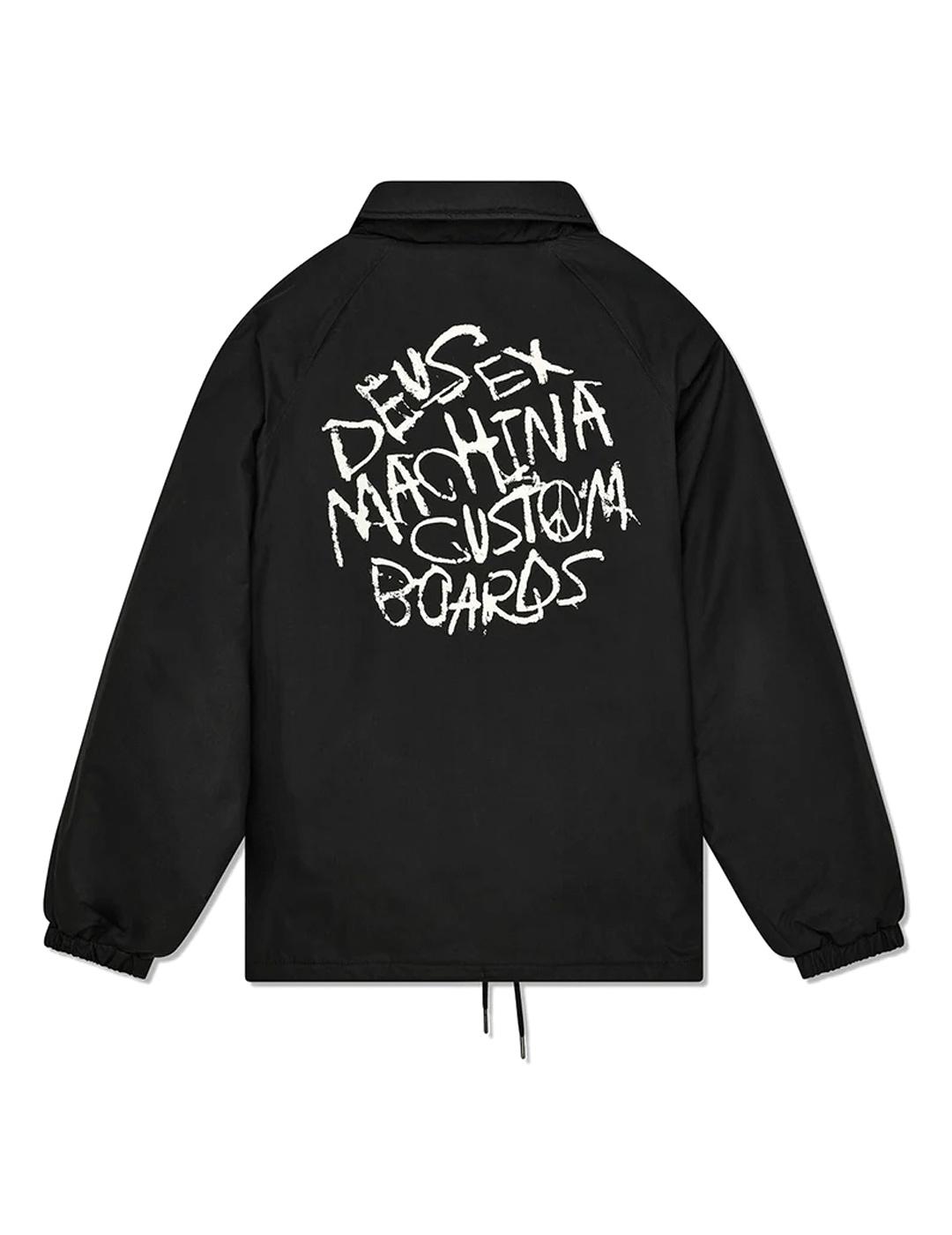 Deus Ex Machina Scrawler Chaqueta impermeable Hombre Negra