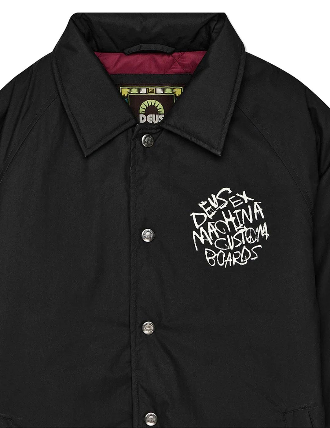 Deus Ex Machina Scrawler Chaqueta impermeable Hombre Negra