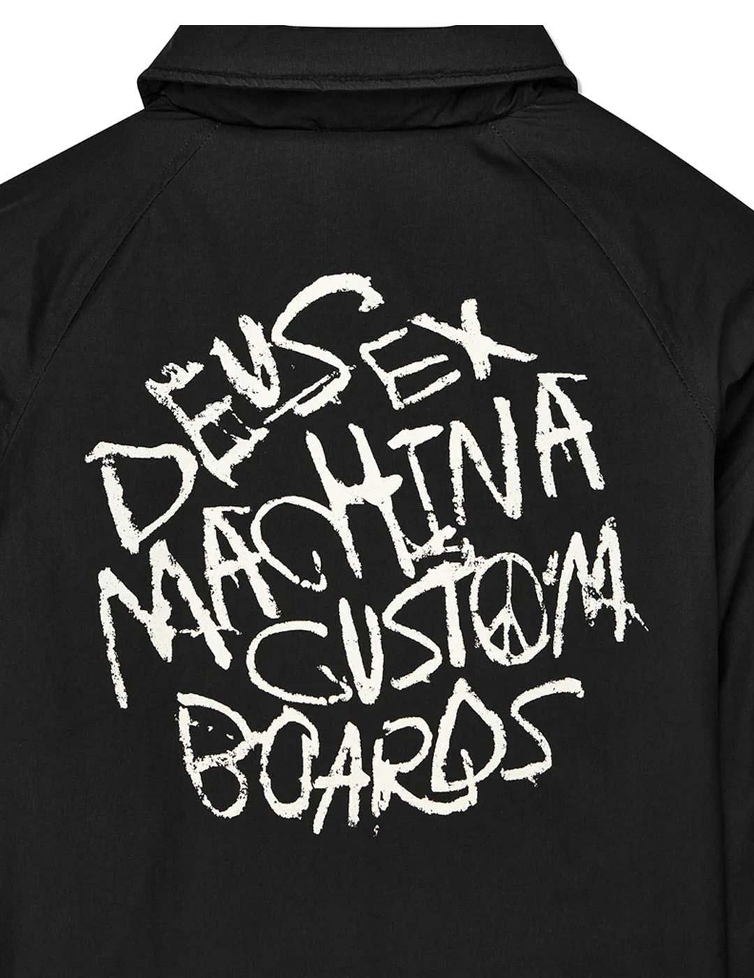 Deus Ex Machina Scrawler Chaqueta impermeable Hombre Negra