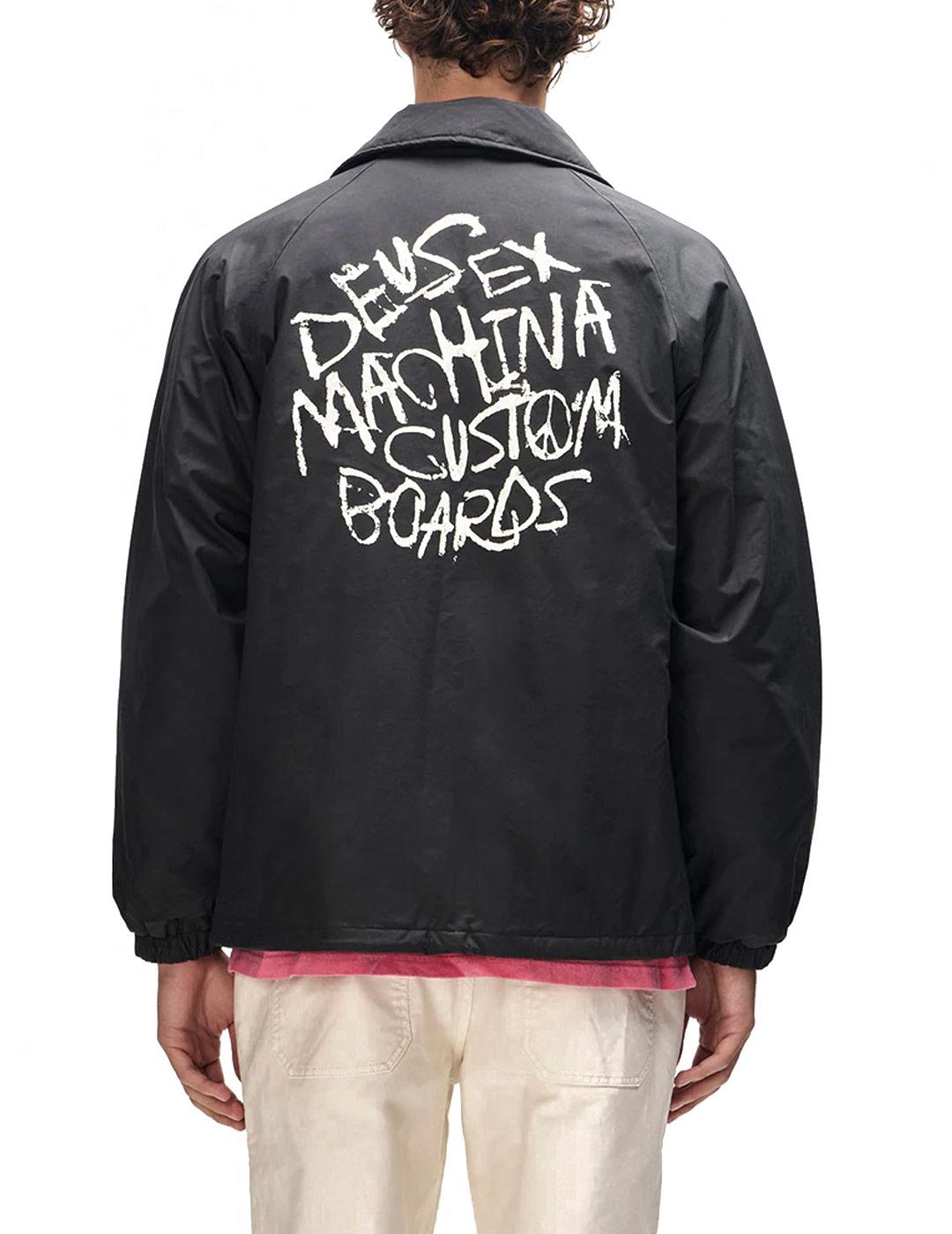 Deus Ex Machina Scrawler Chaqueta impermeable Hombre Negra