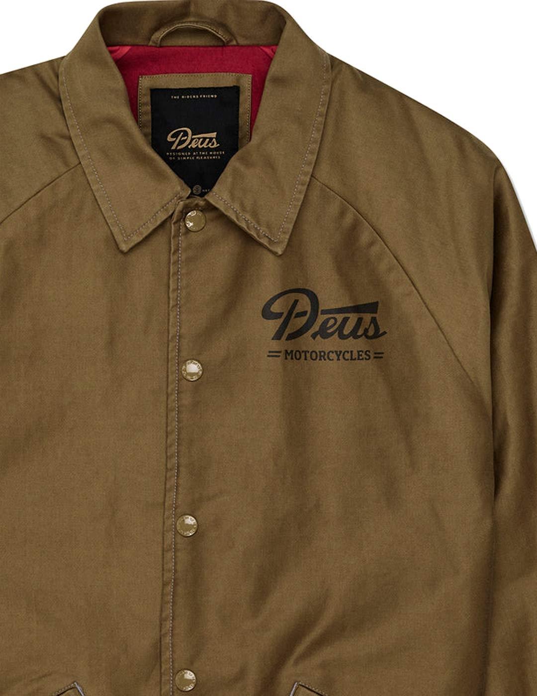  Deus Ex Machina Silos Mechanic Chaqueta Hombre Camel