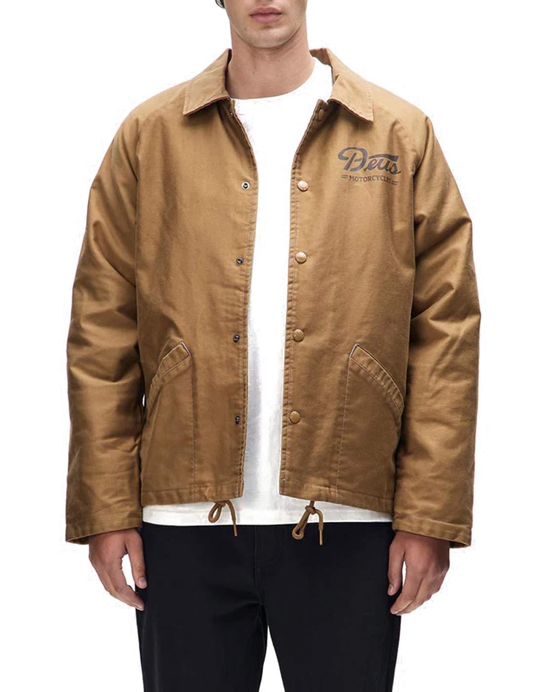  Deus Ex Machina Silos Mechanic Chaqueta Hombre Camel