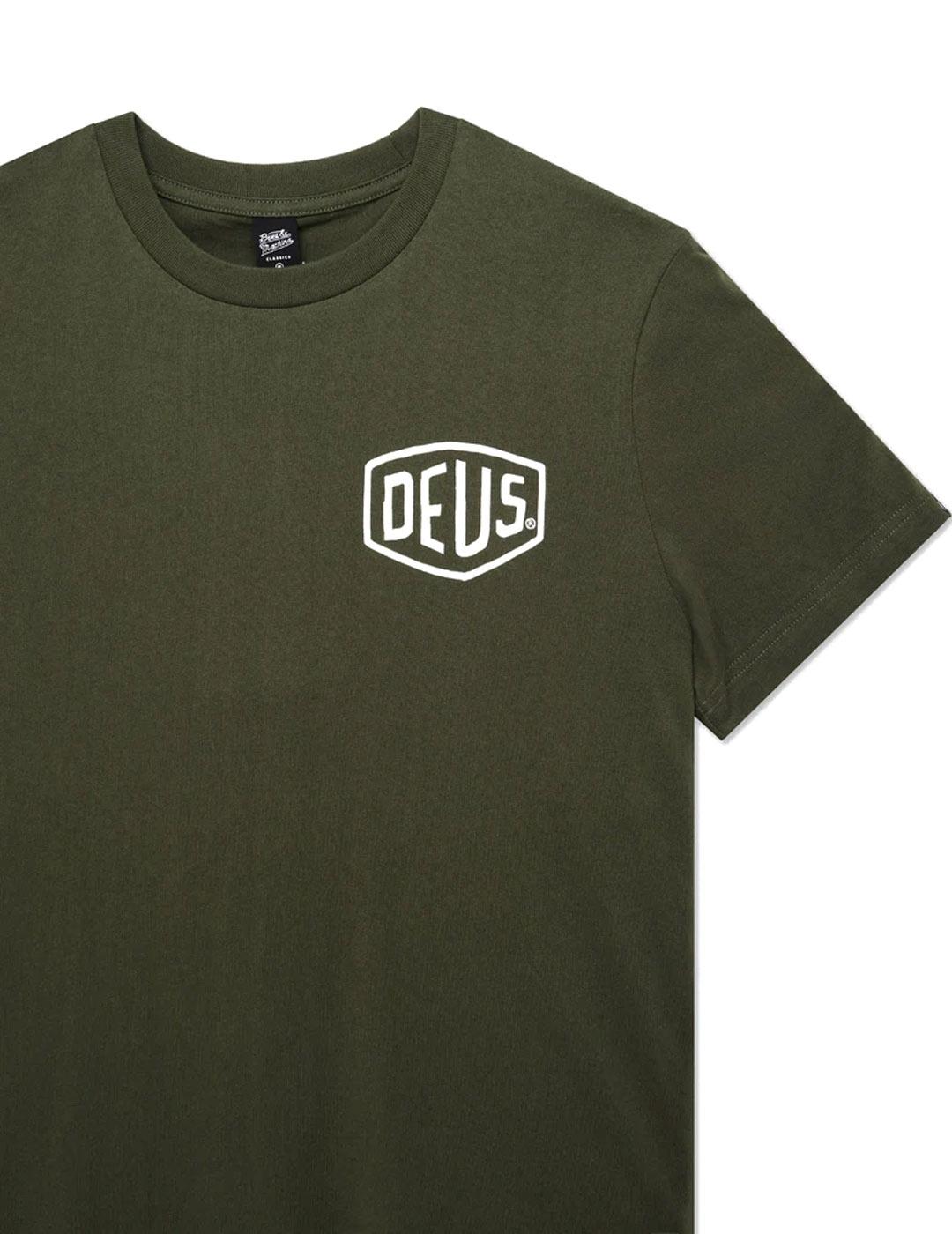 Deus Ex Machina Biarritz Address Camiseta Hombre Verde