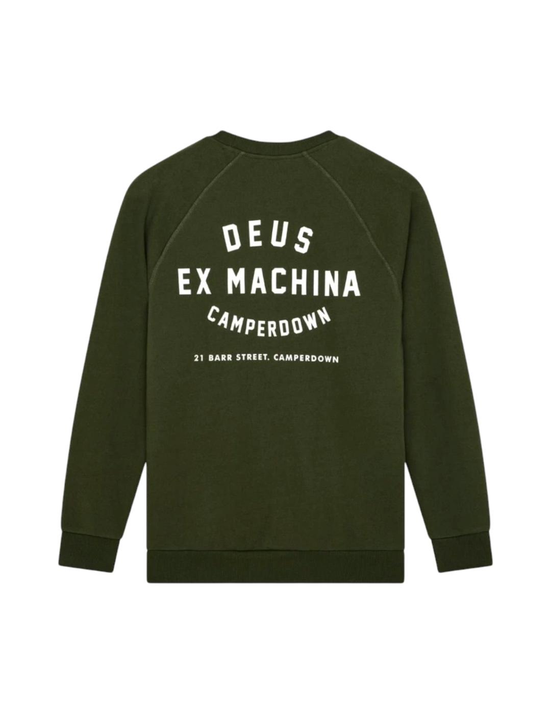 Deus Ex Machina Camperdown Address Sudadera Hombre Verde