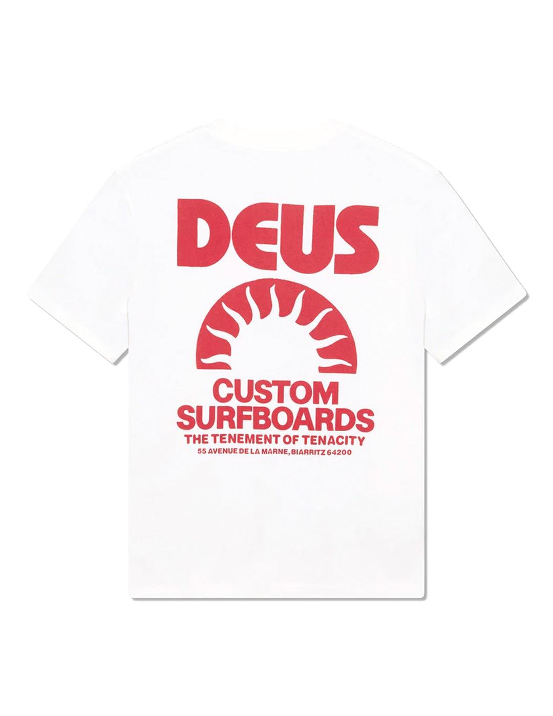 Deus Ex Machina Melodies Camiseta Hombre Blanco Vintage