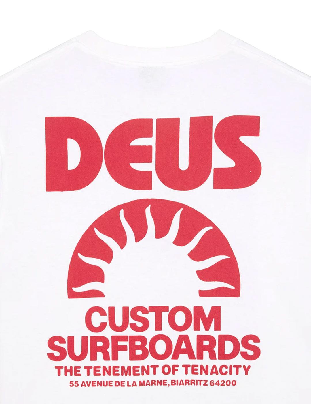 Deus Ex Machina Melodies Camiseta Hombre Blanco Vintage