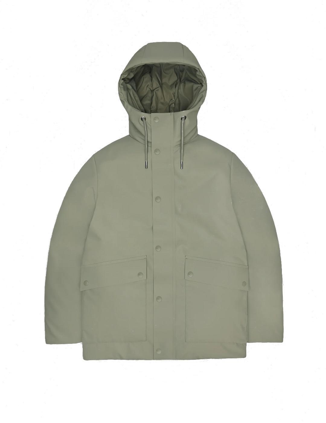 Rains Nome Parka Hombre Verde Claro