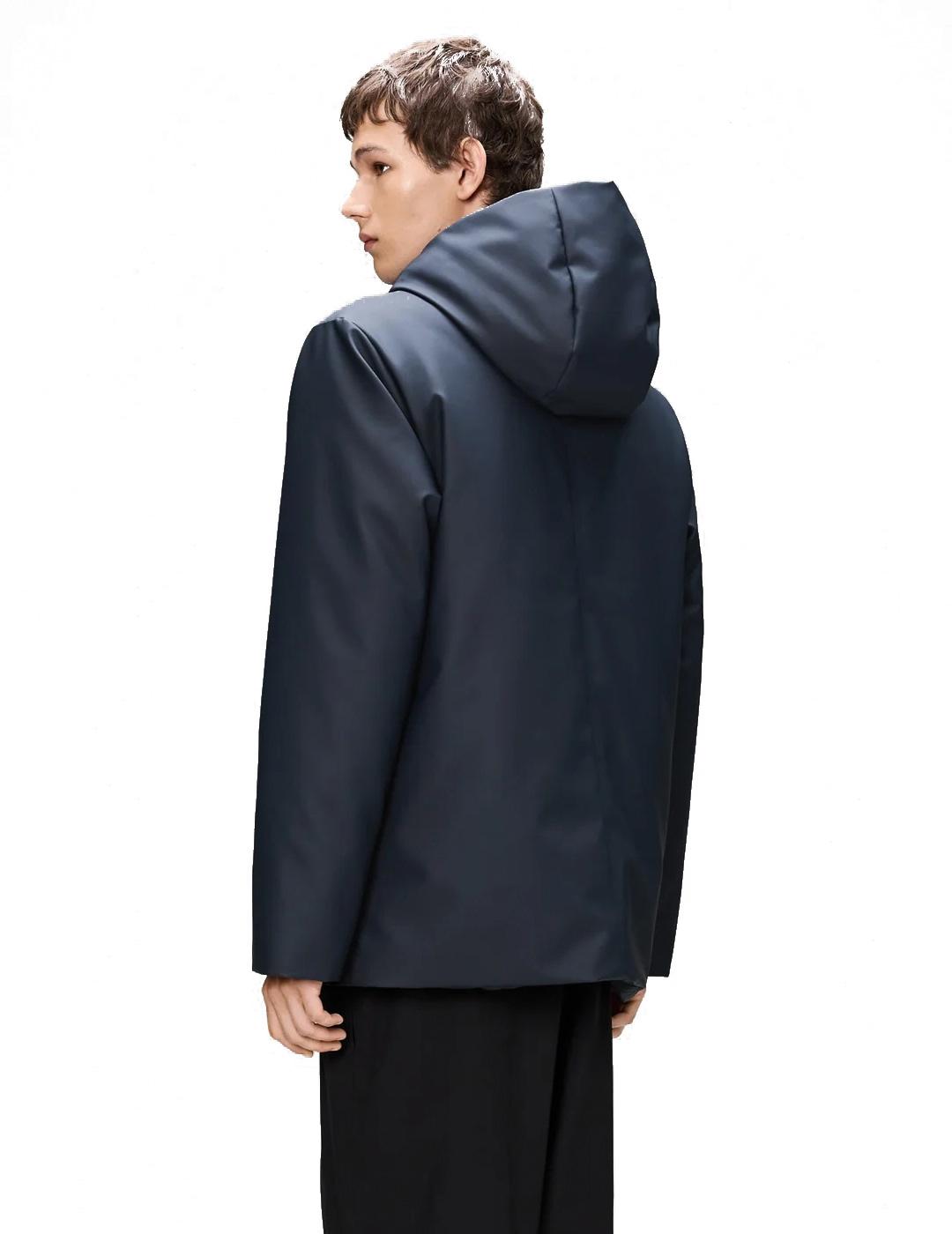 Rains Nome Parka Hombre Azul Marino